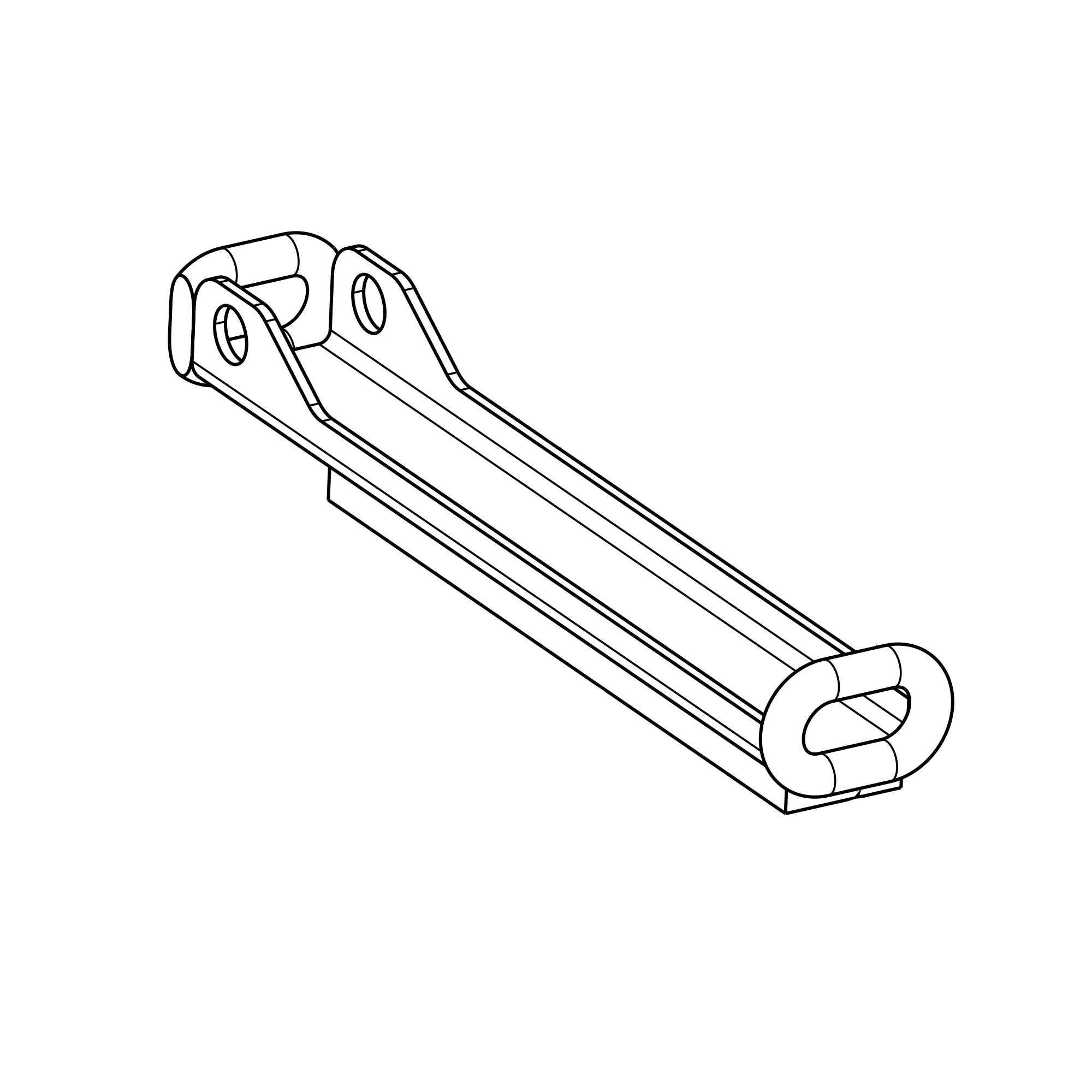 CHANNEL, ENCLOSURE STRAP