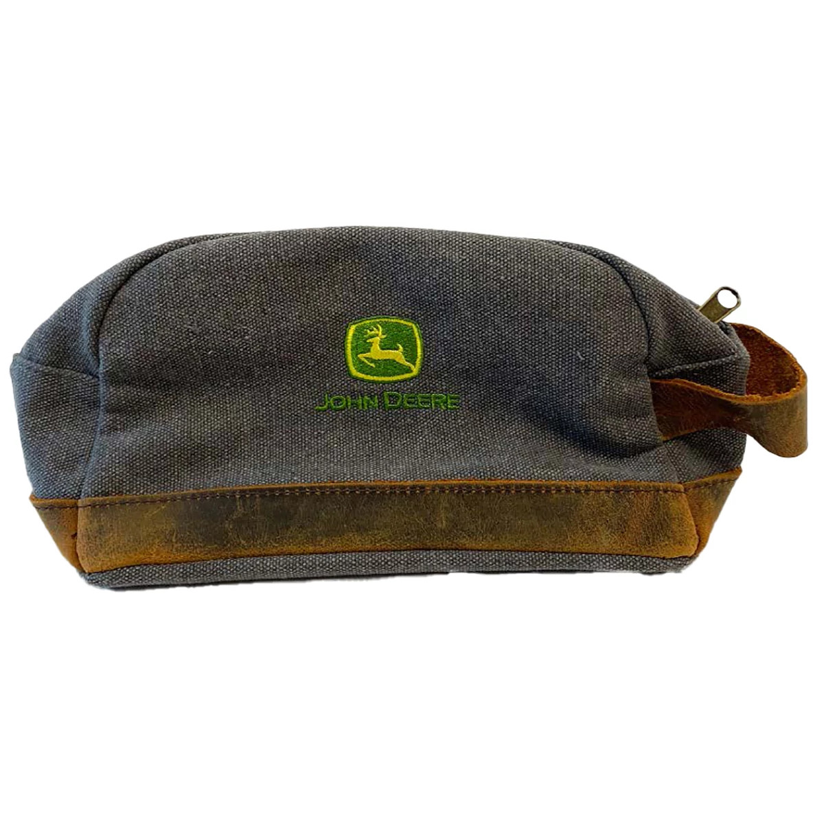 "Grey Canvas Toiletry Bag"