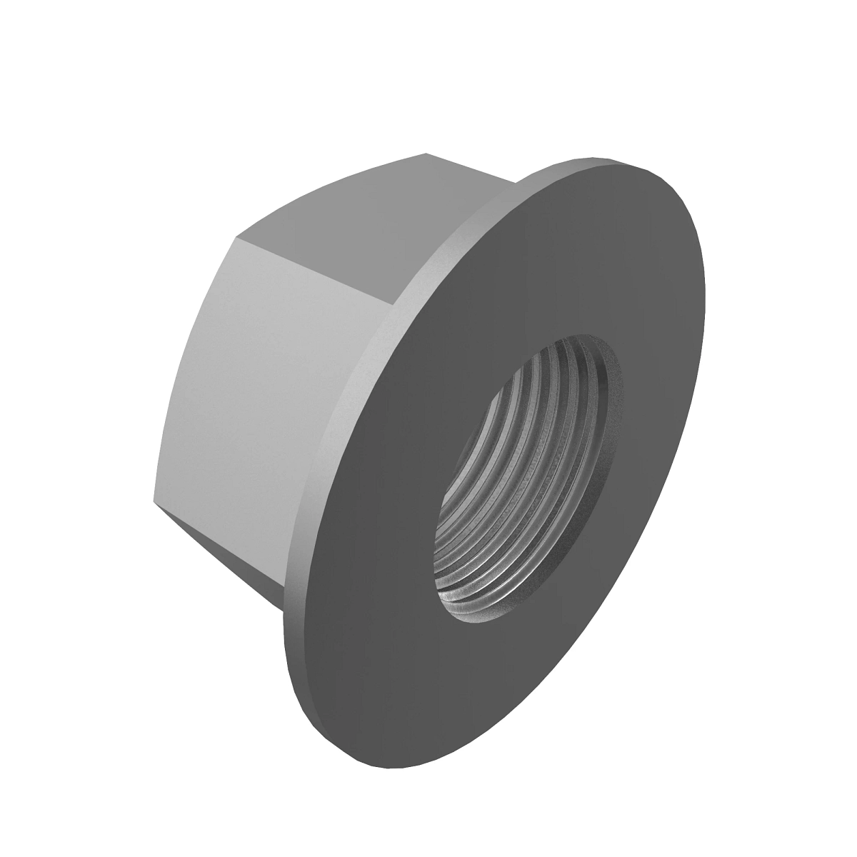 Nut, Hex Flange
