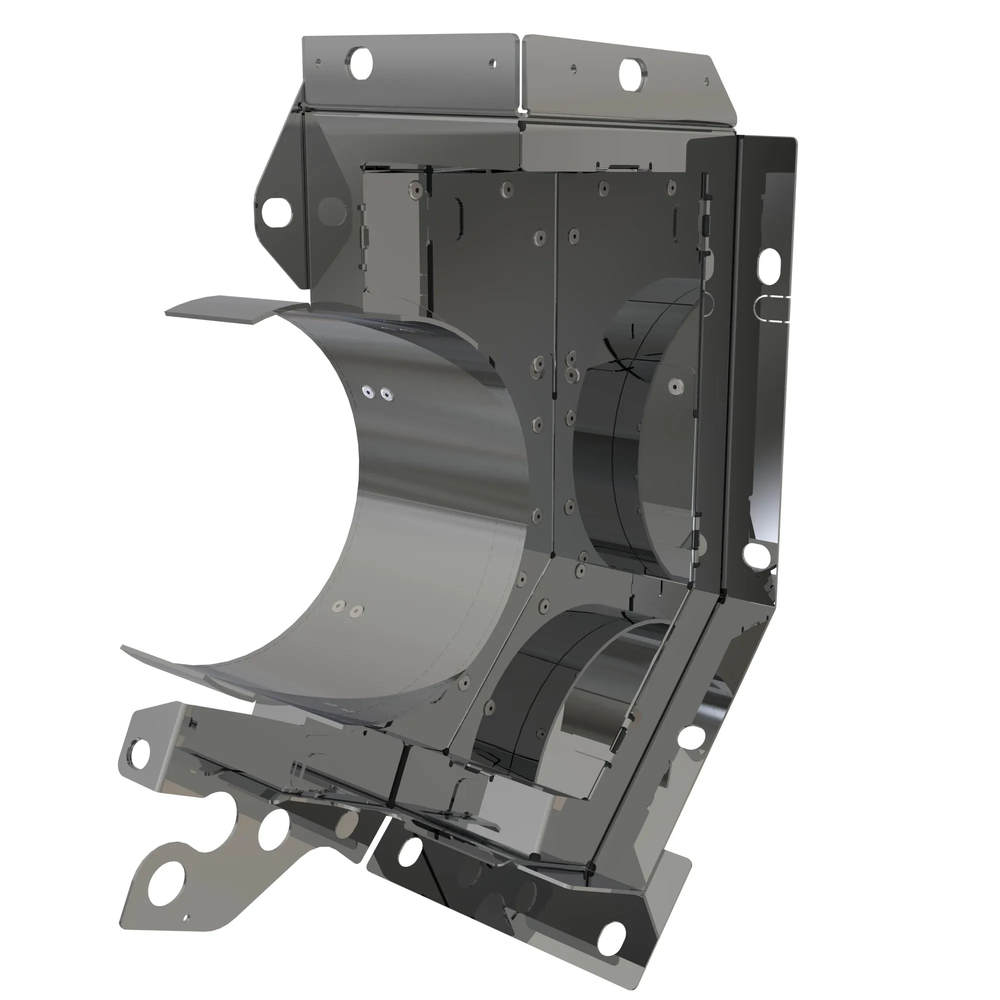 Outer Exhaust Pipe Cover Cassette
SINGLE TURBOHARGER CLADDING