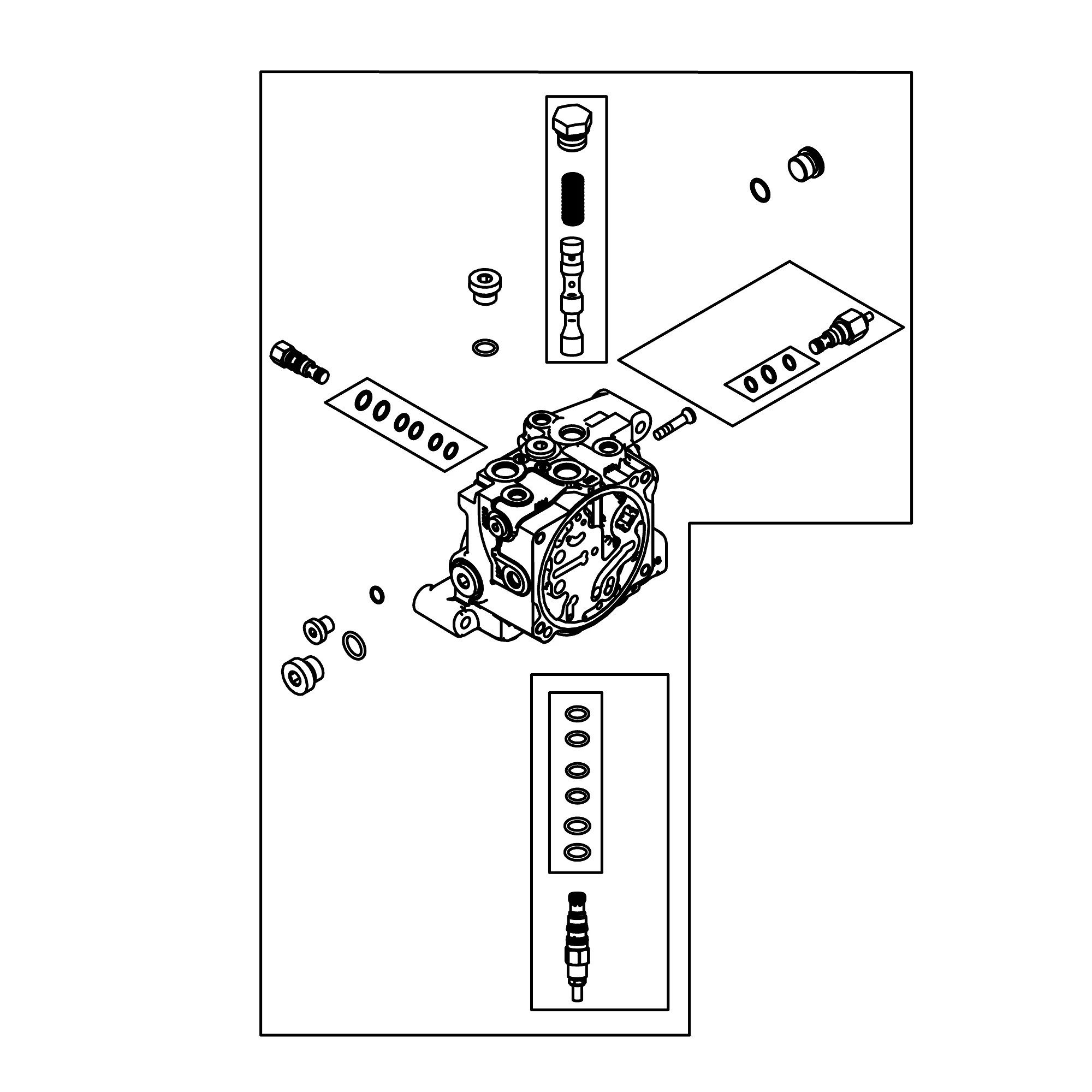 John Deere ACS™ Steering Priority Valve - RE583801