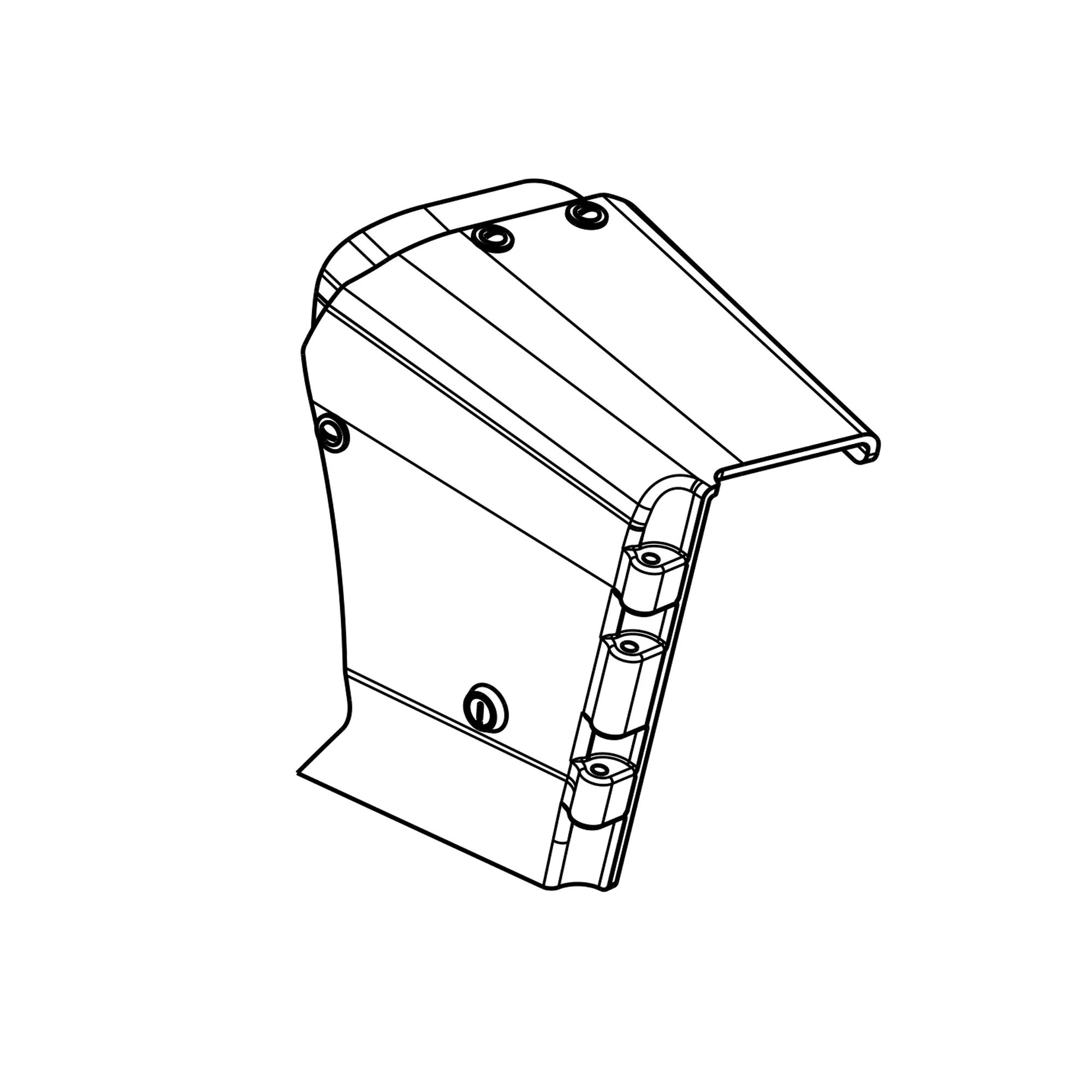 John Deere Crop Divider Cover, Right Side - AXE91755