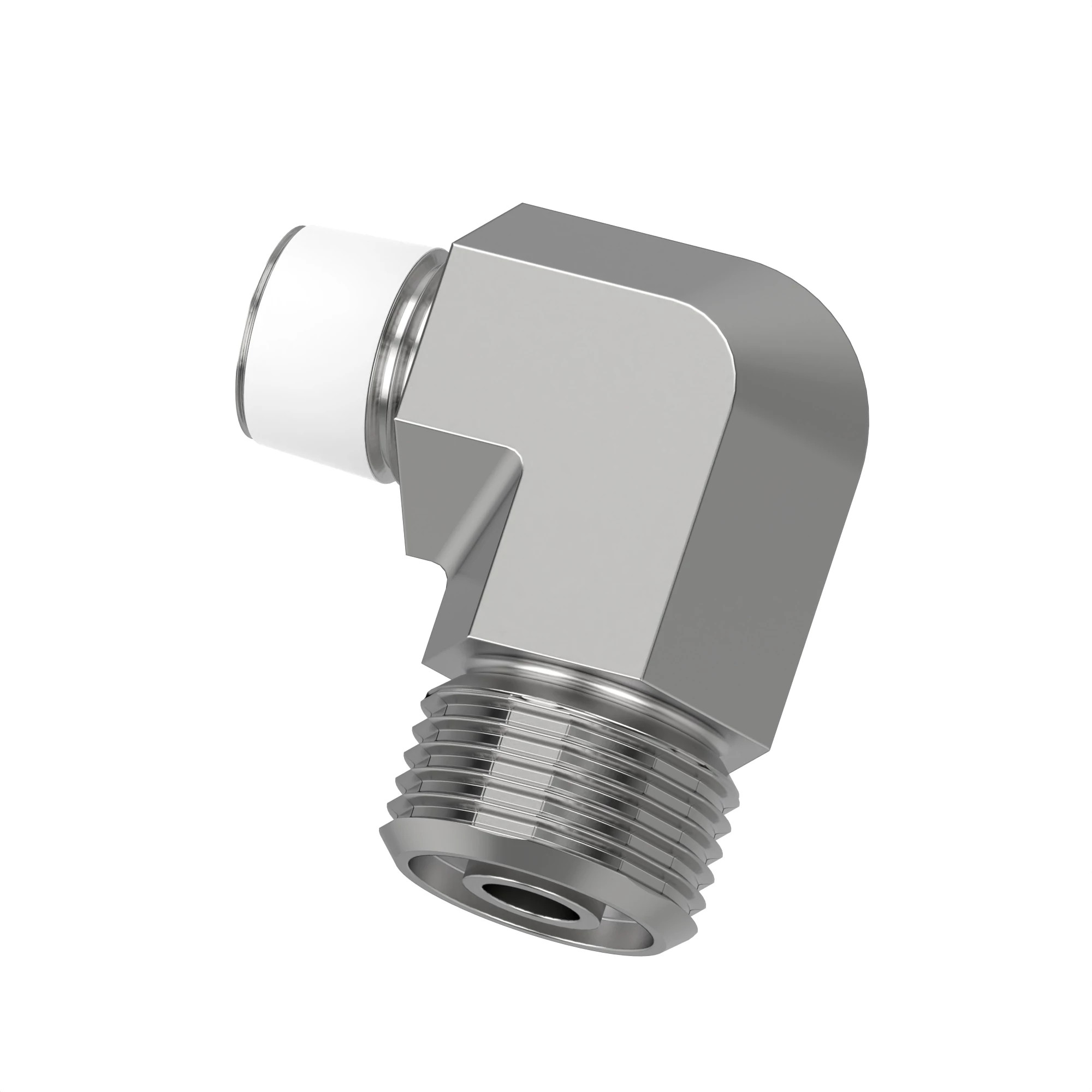 ELBOW FITTING,1/8" NPTF X 1/4" ORFS