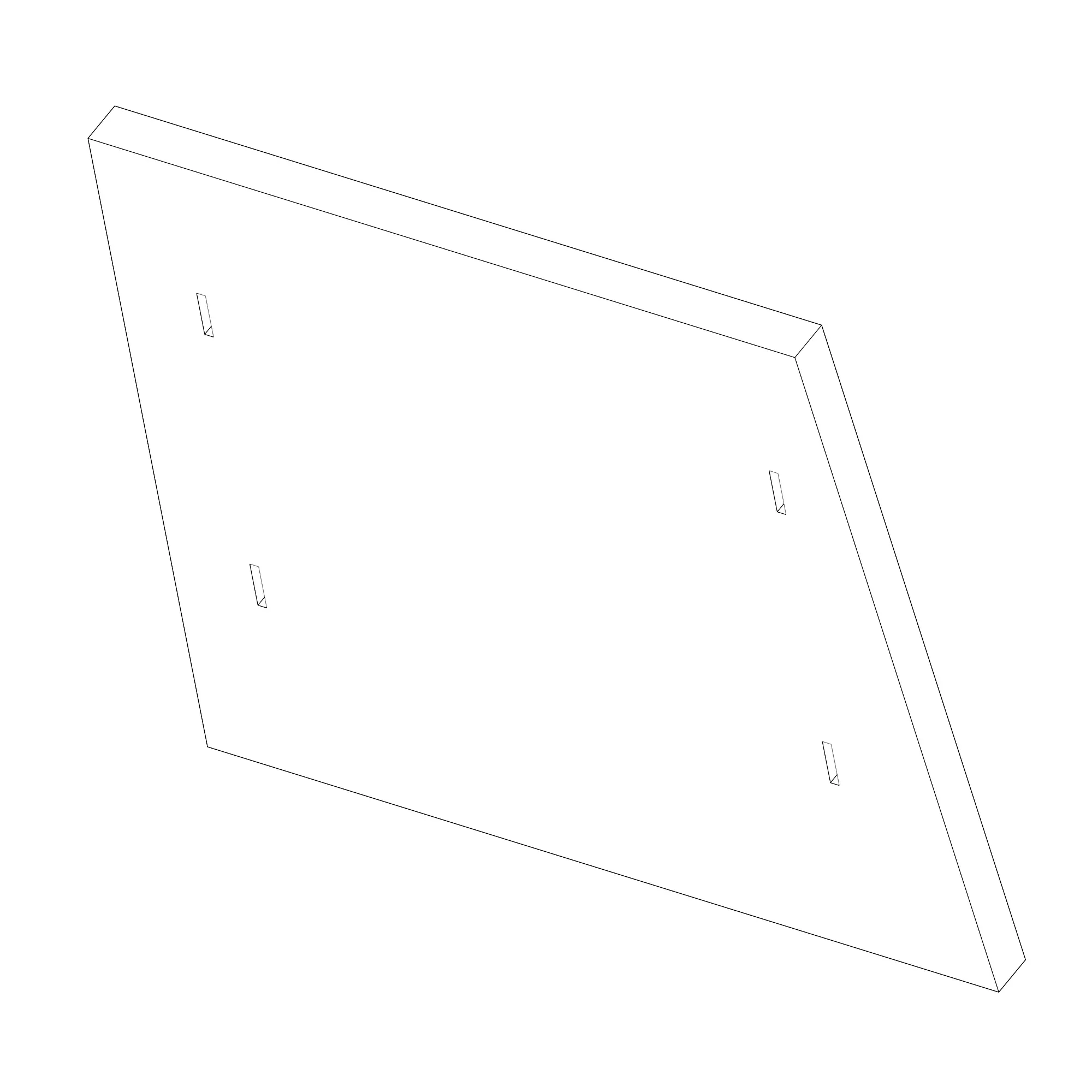 PANEL, INSULATION HOOD, OFFSET