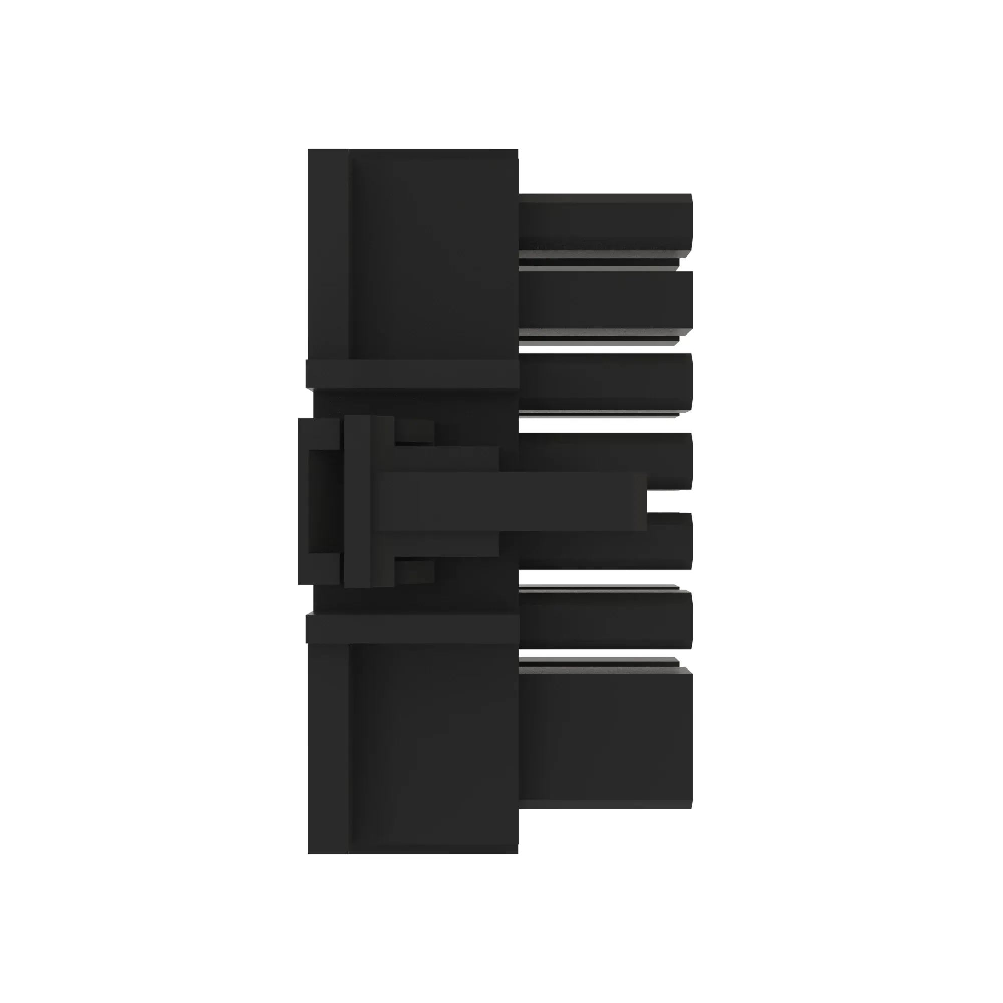 CONN MOLEX MFITTPA 16W F BLK PLYSTR