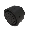 CONN DEUTSCH HDP20 23W MS BLK PLSTC