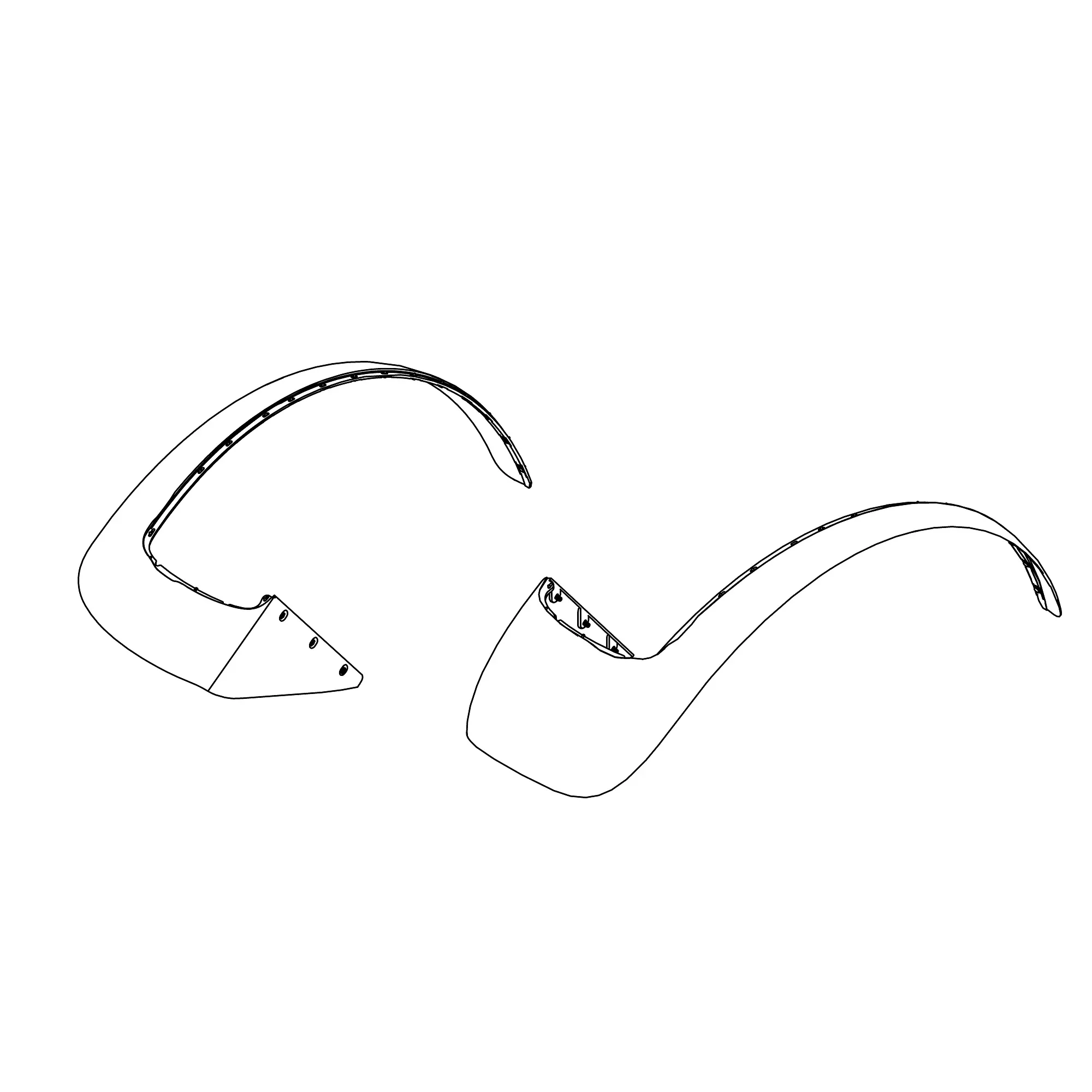 John Deere Rear Fender Extension, 2794 X 381 mm (110 X 15 inch) - BL15292