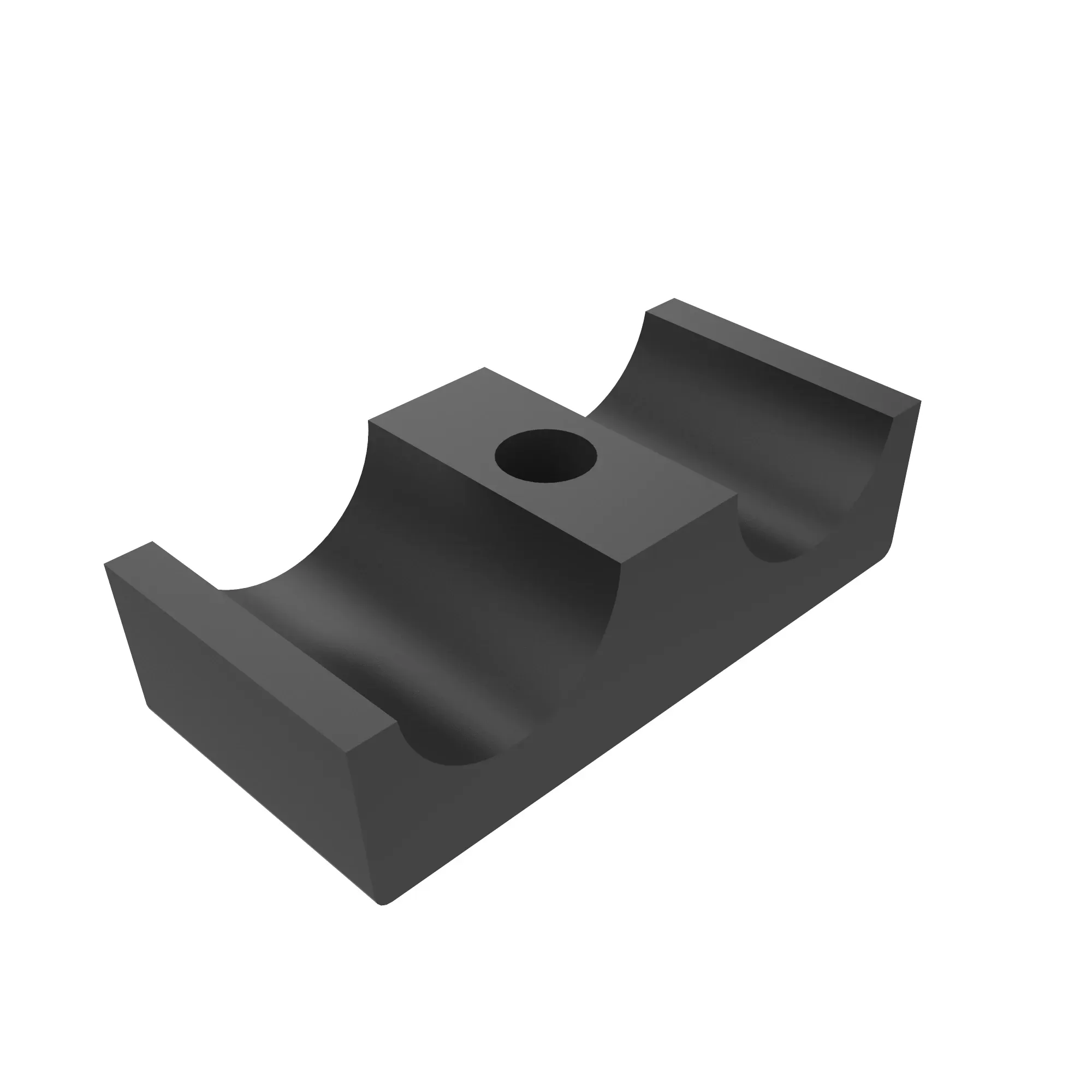 CLAMP-TWIN, 1/2" X 3/8" OD