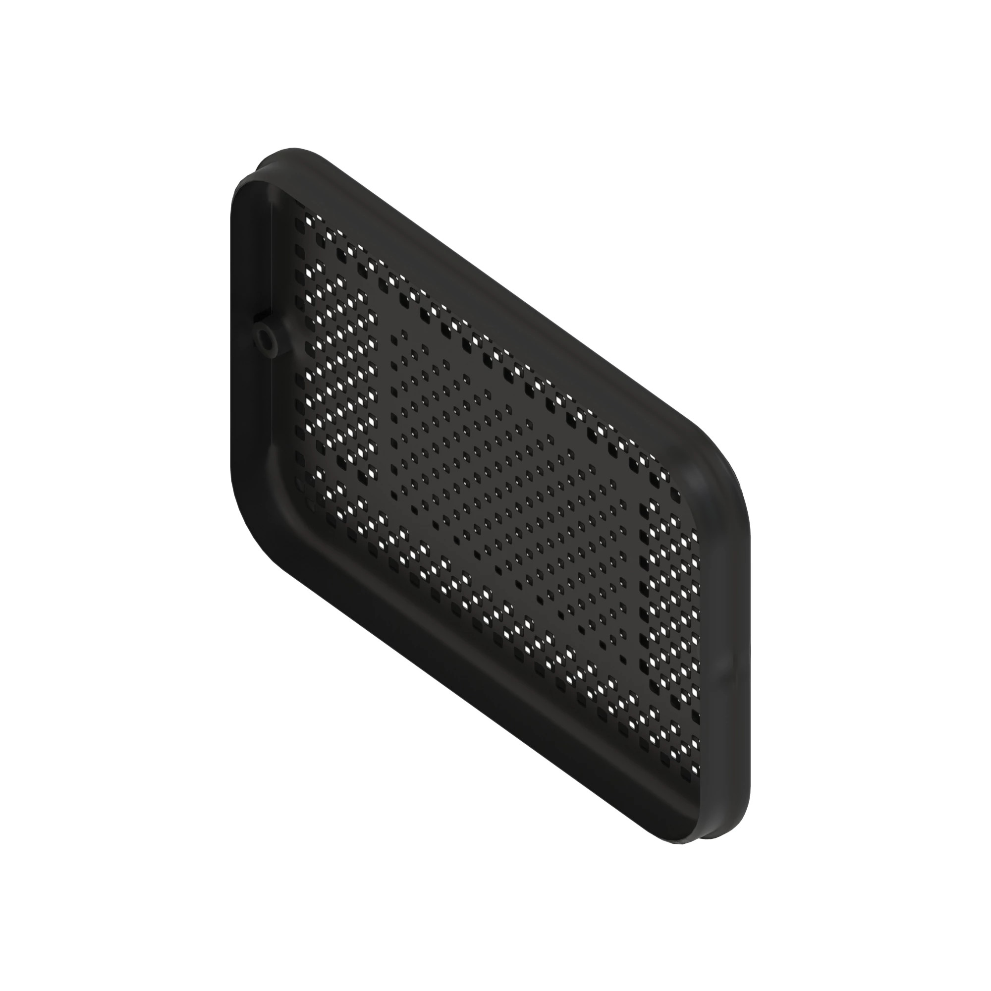 LENS, WARNING BLACK OPAQUE W/O-RING