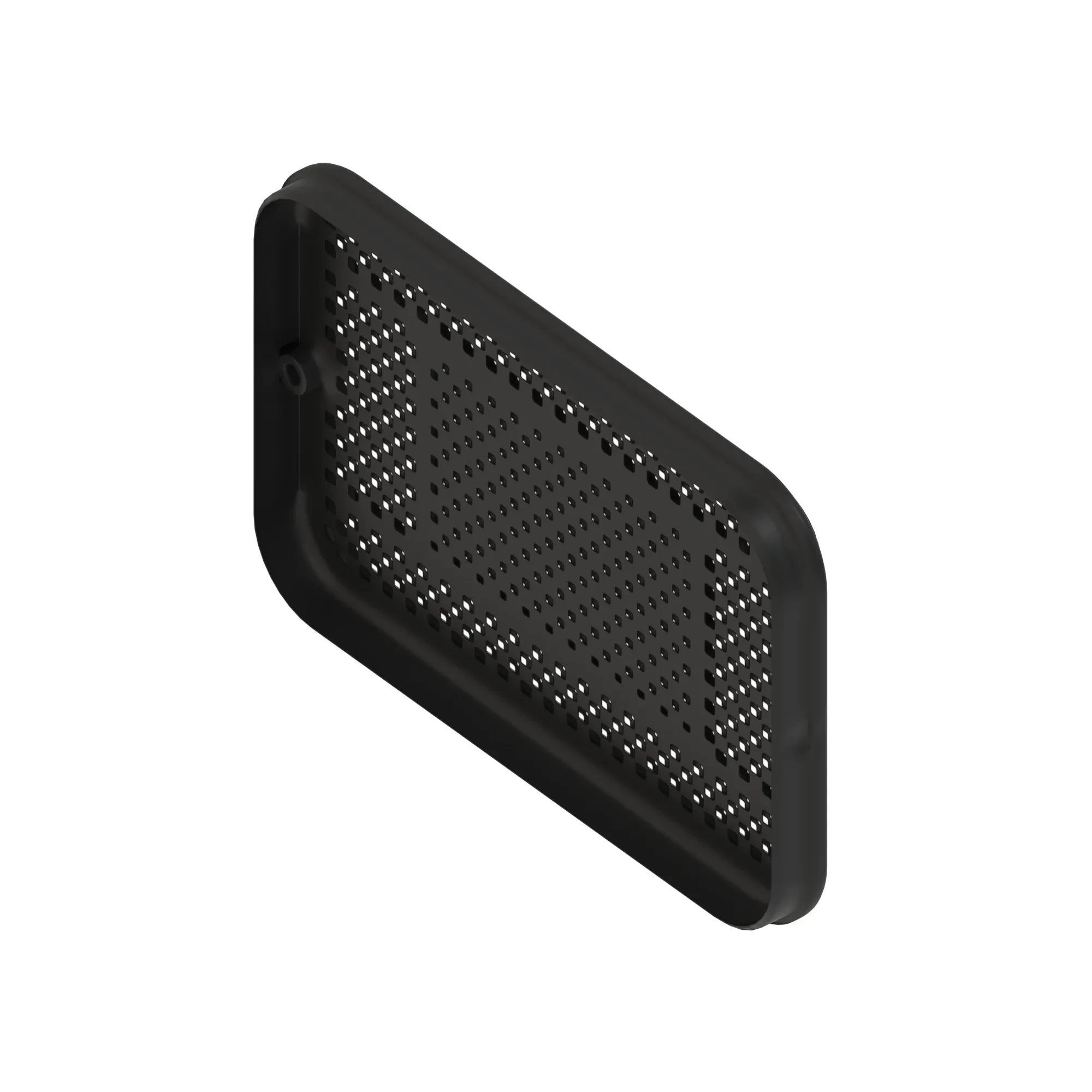 LENS, WARNING BLACK OPAQUE W/O-RING