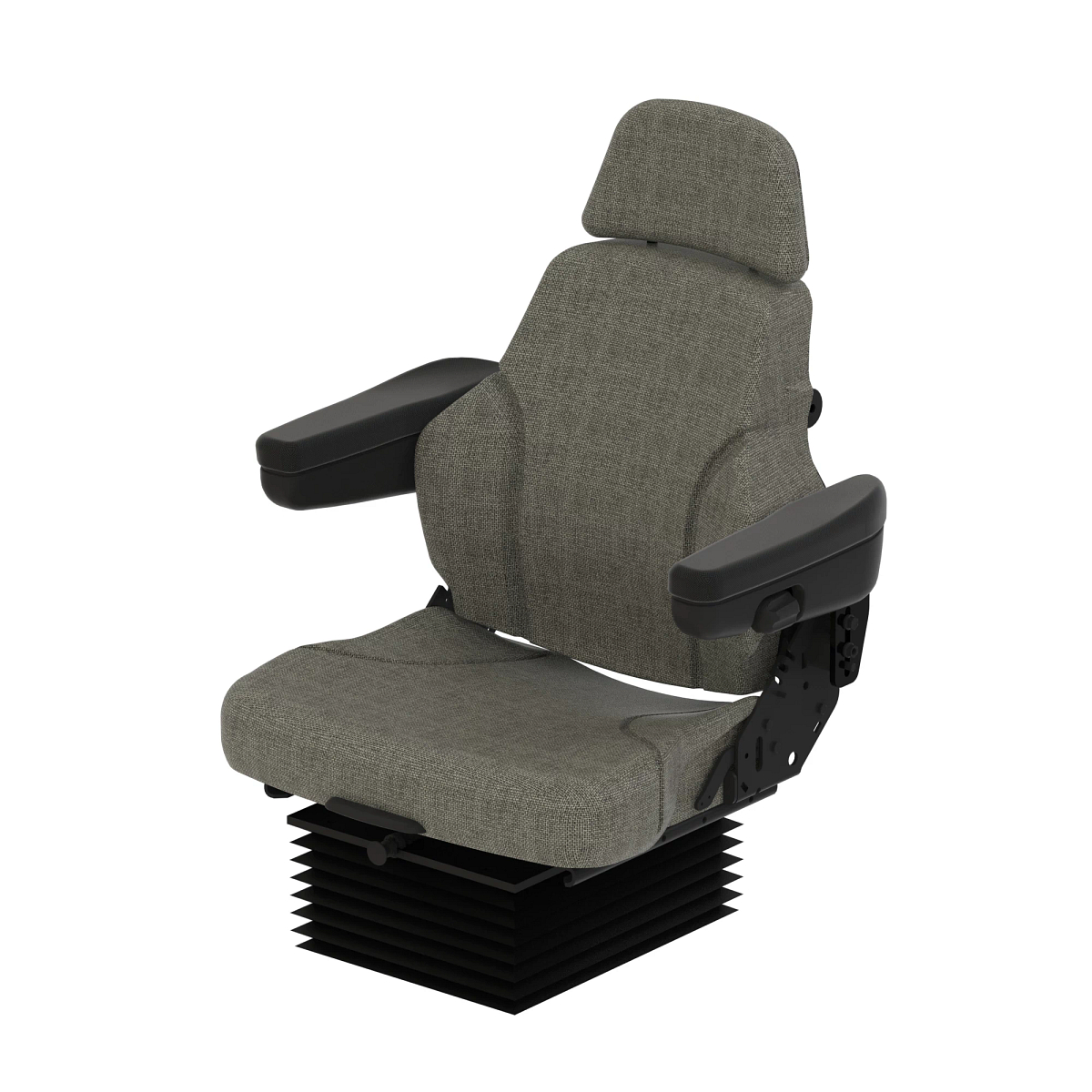 John Deere Air Suspension Seat with Grey Cloth - AT310435