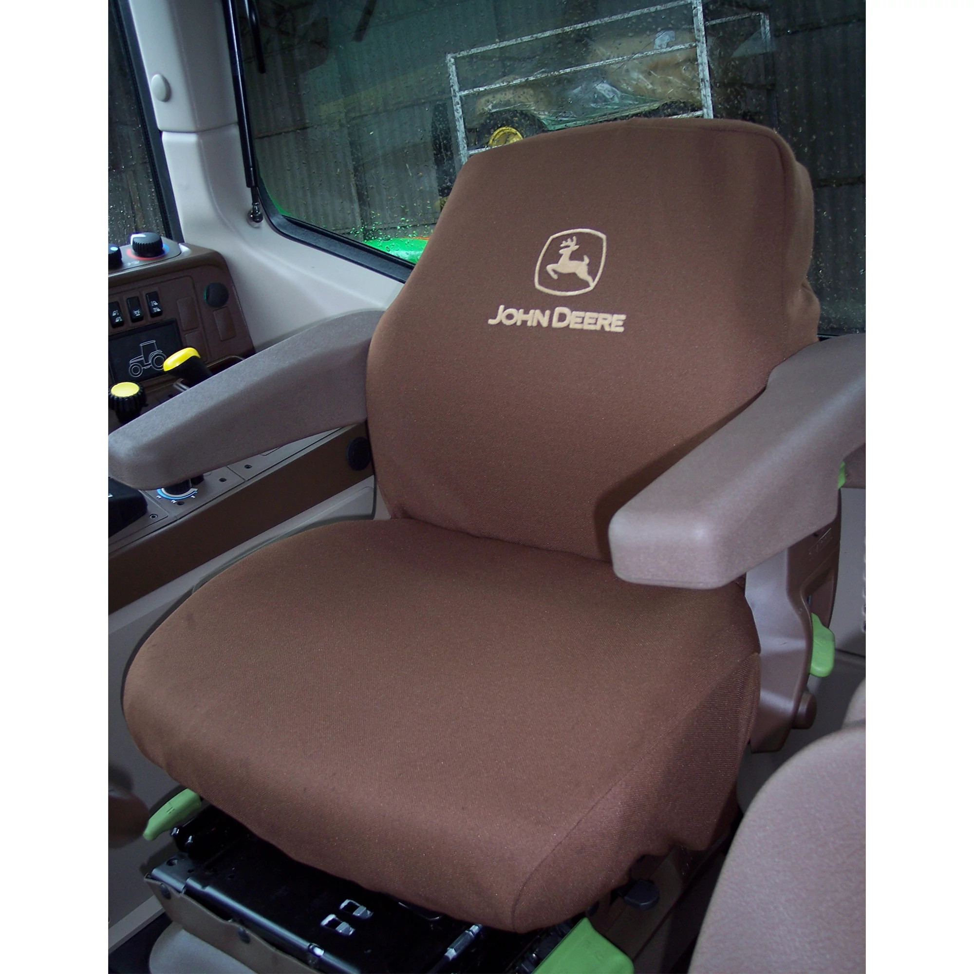John Deere Air Suspended Seat Universal Cover with Headrest (3" Cushion) - MCJHD2901