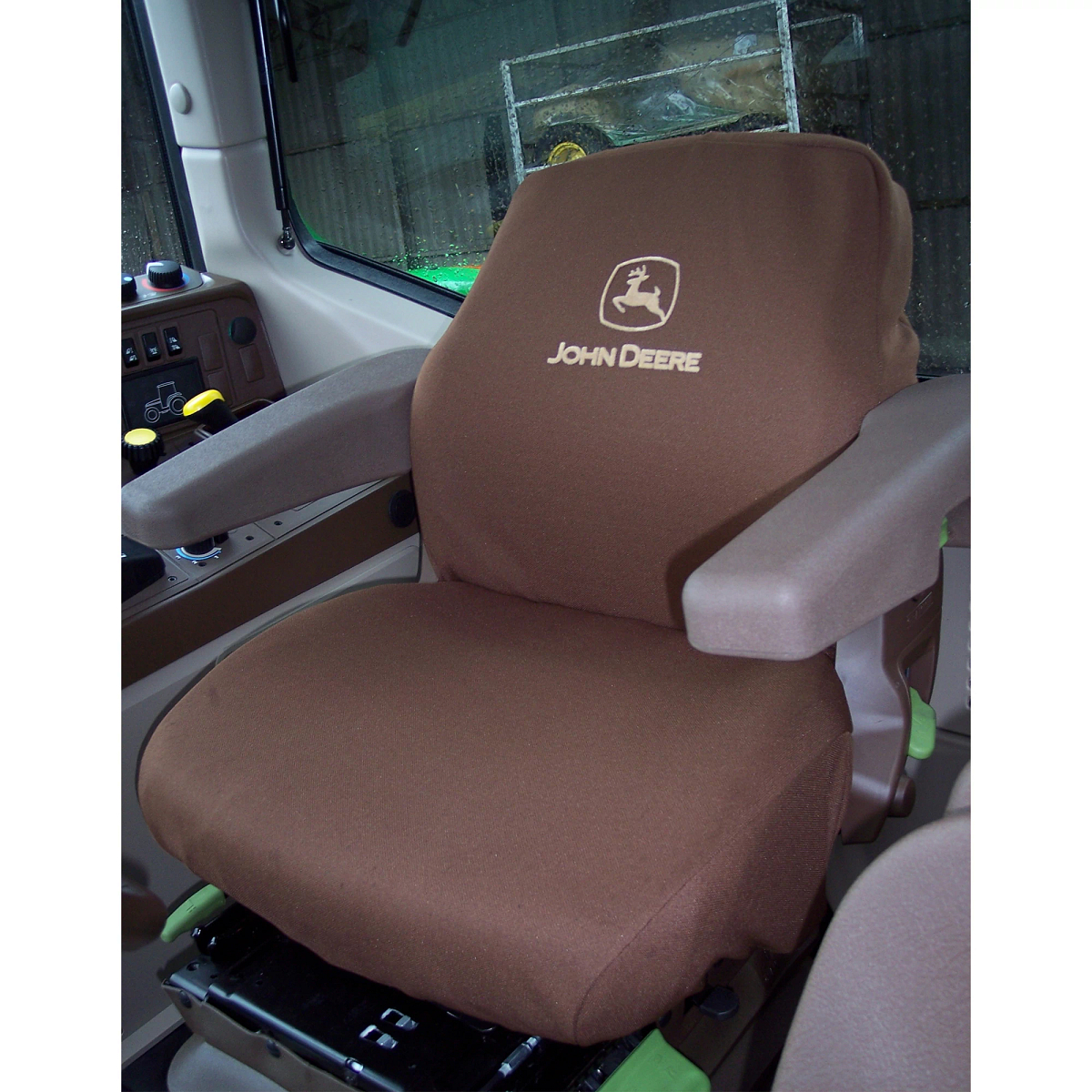 John Deere Air Suspended Seat Universal Cover with Headrest (3" Cushion) - MCJHD2901