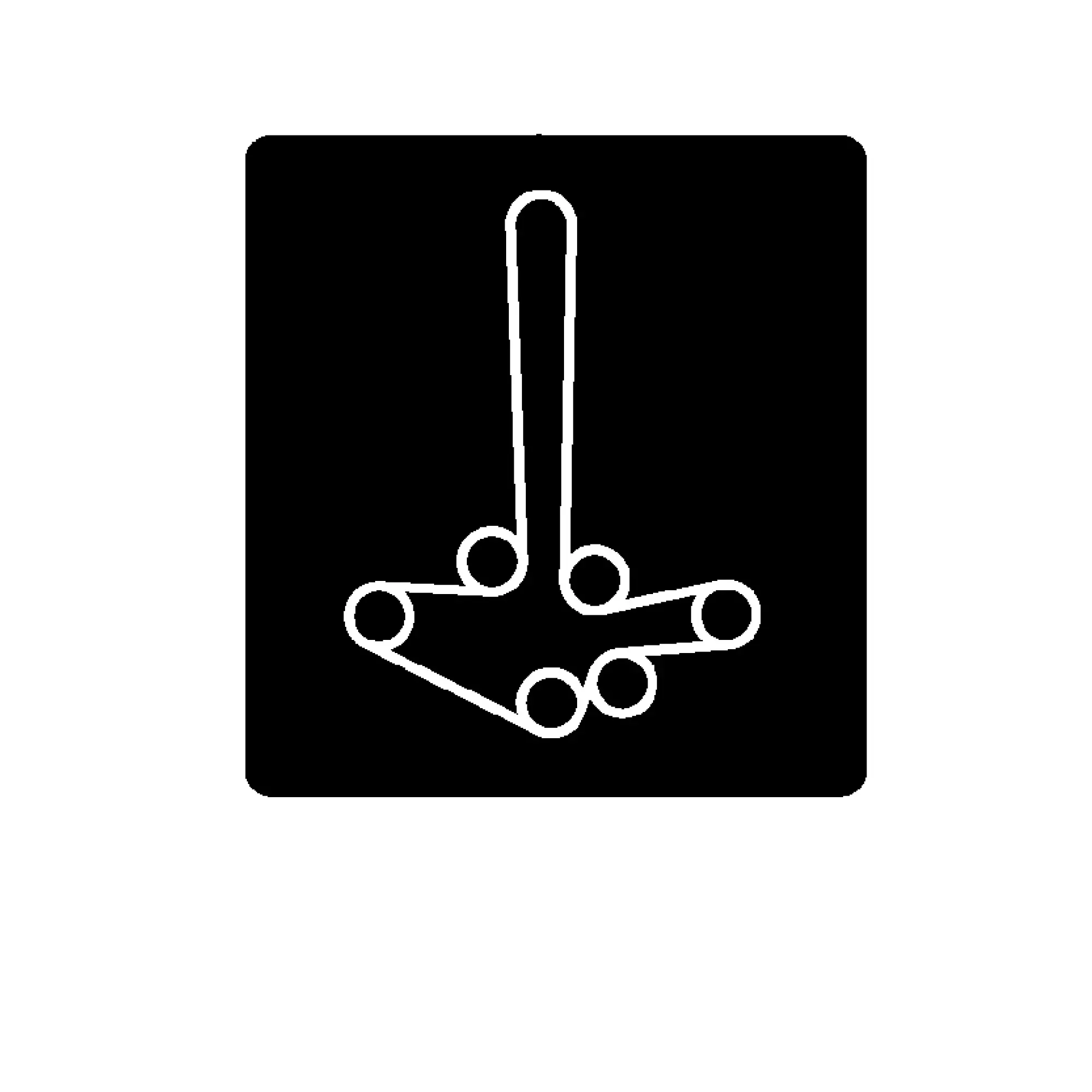 Label, Mower Deck Belt Routing