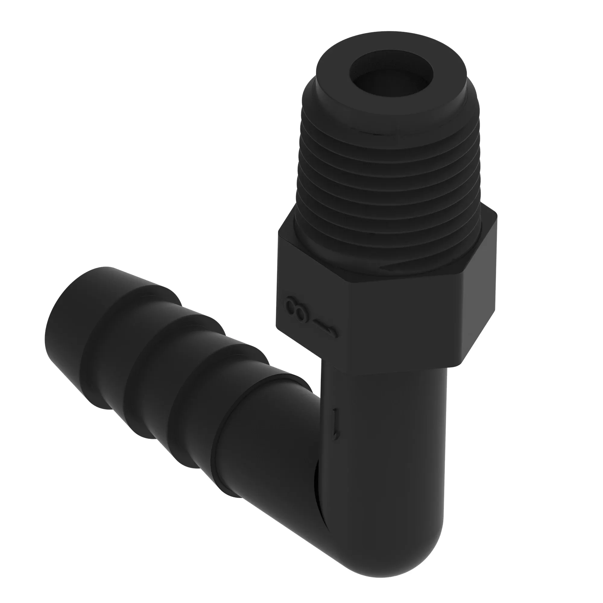 HOSE FITTING, HOSE ELBOW 1/8 NPT X