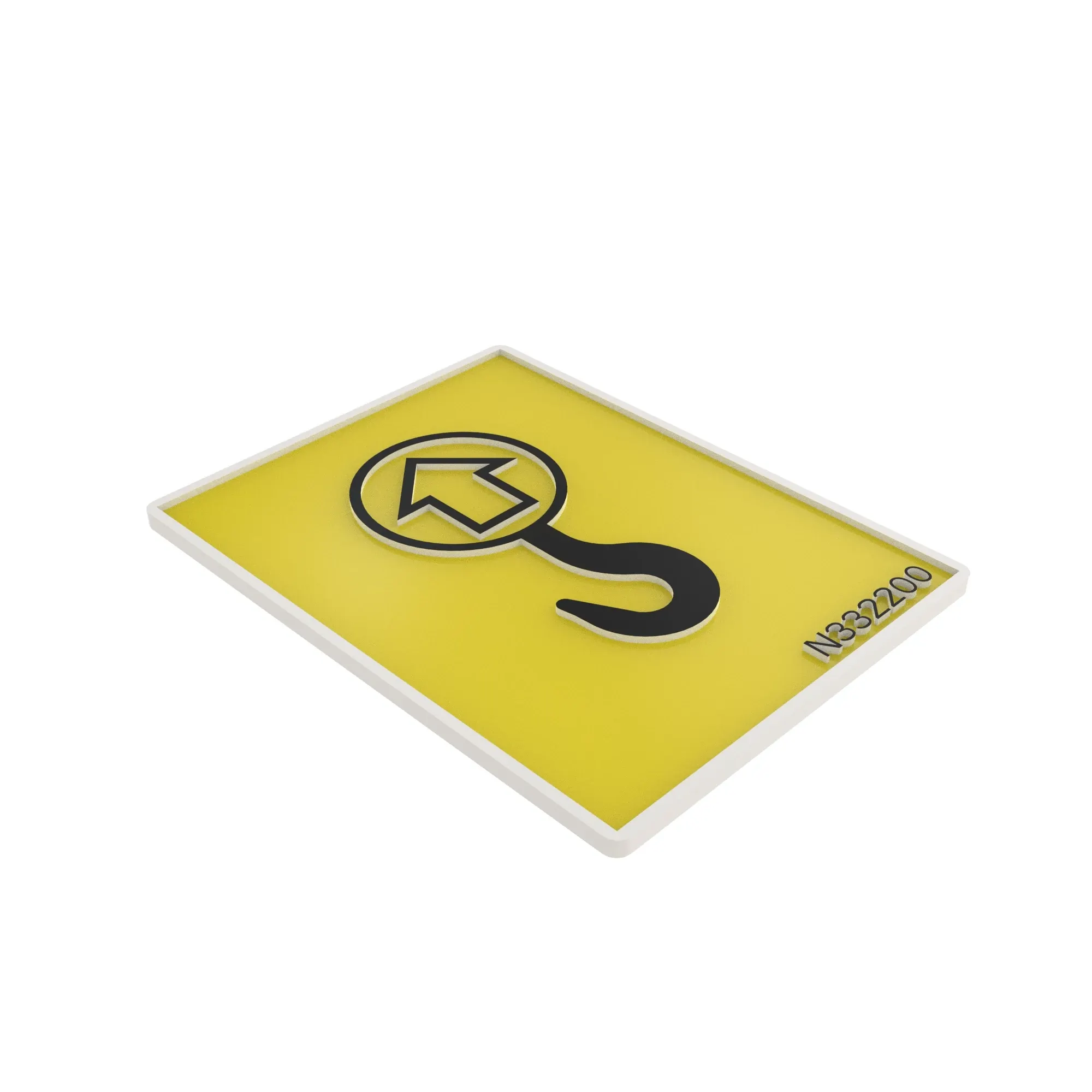 John Deere Lift Location Label - N332200