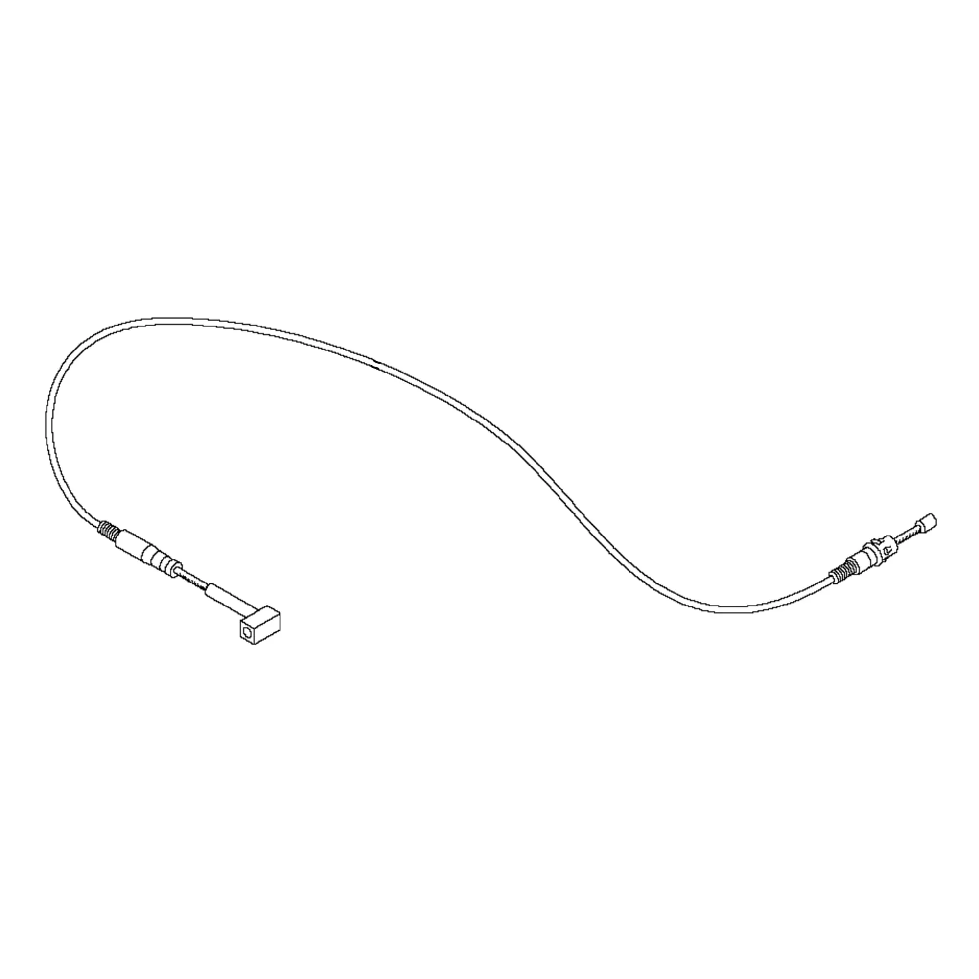 John Deere Park Brake Push Pull Cable - AN204698