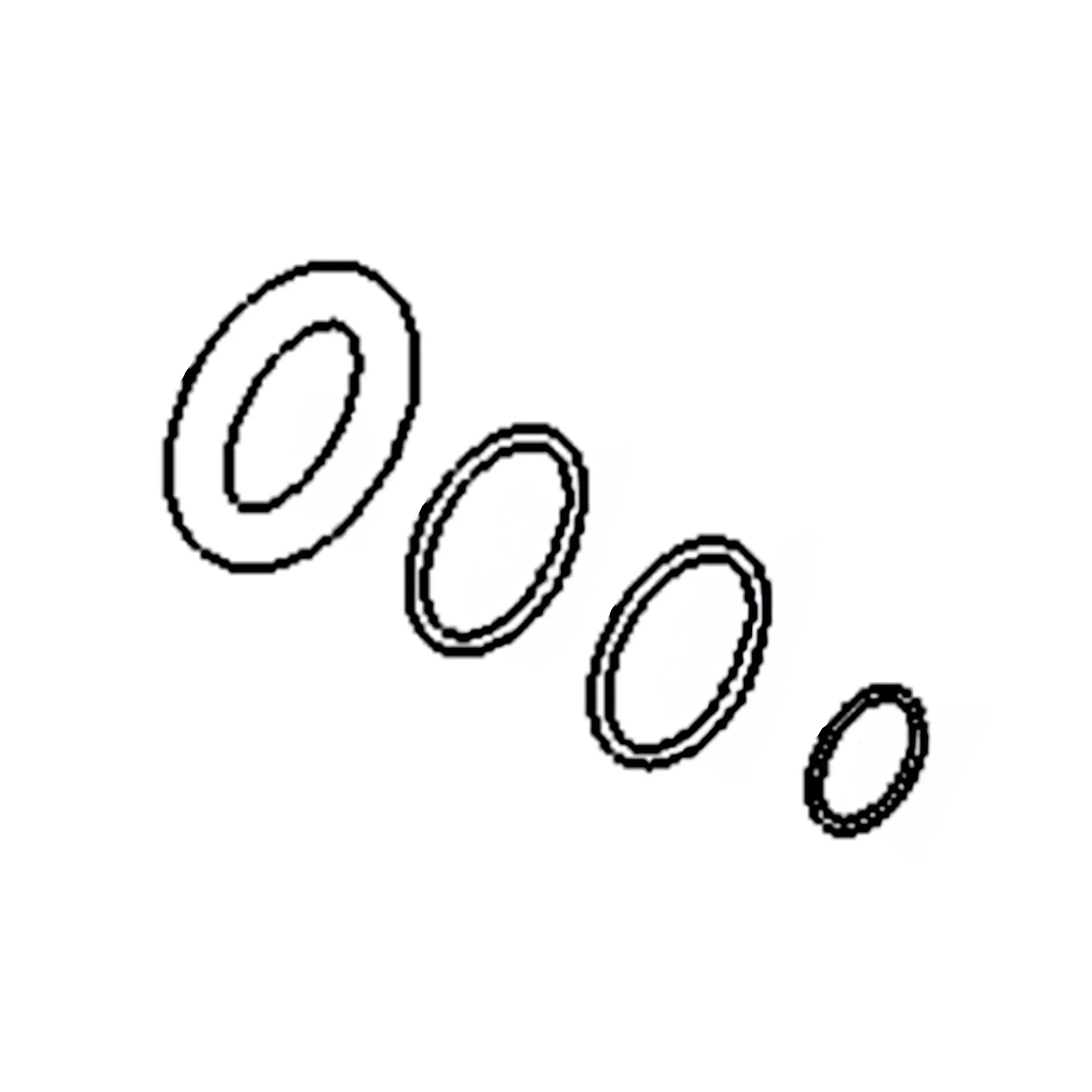 John Deere Drive Valve Seal Kit - F671717