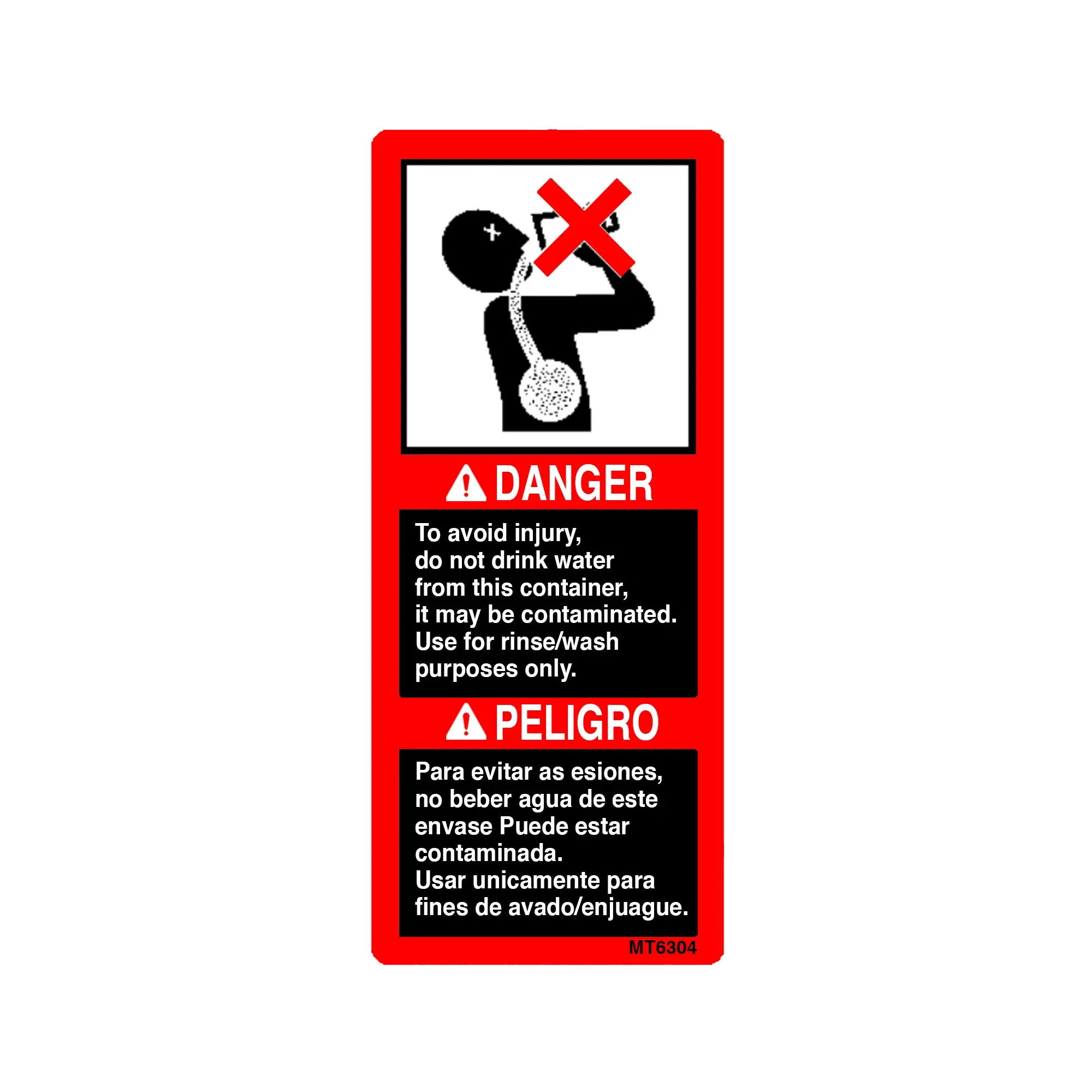 John Deere Safety Sign, Water Safety Warning - MT6304