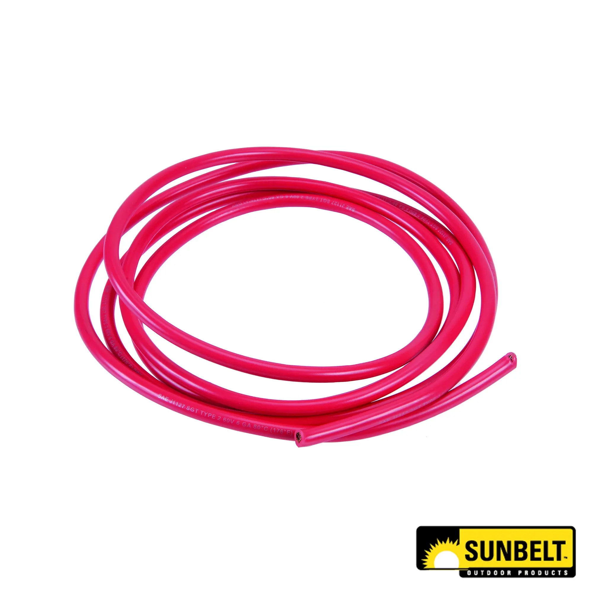 Sunbelt Red Starter Cable Wire, 10 Feet - A-B1SB1936
