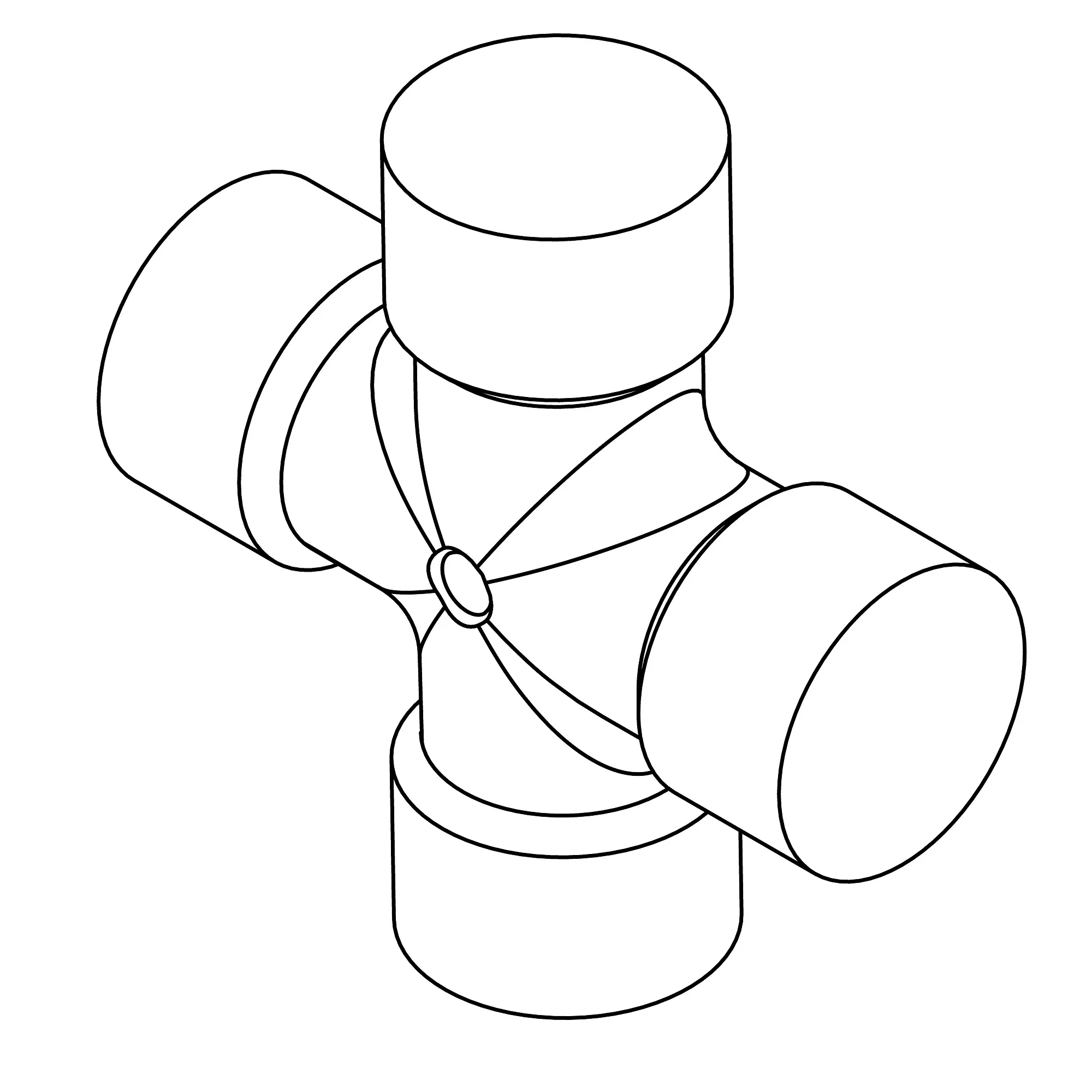 John Deere Universal Joint Cross Bearing - AH234343