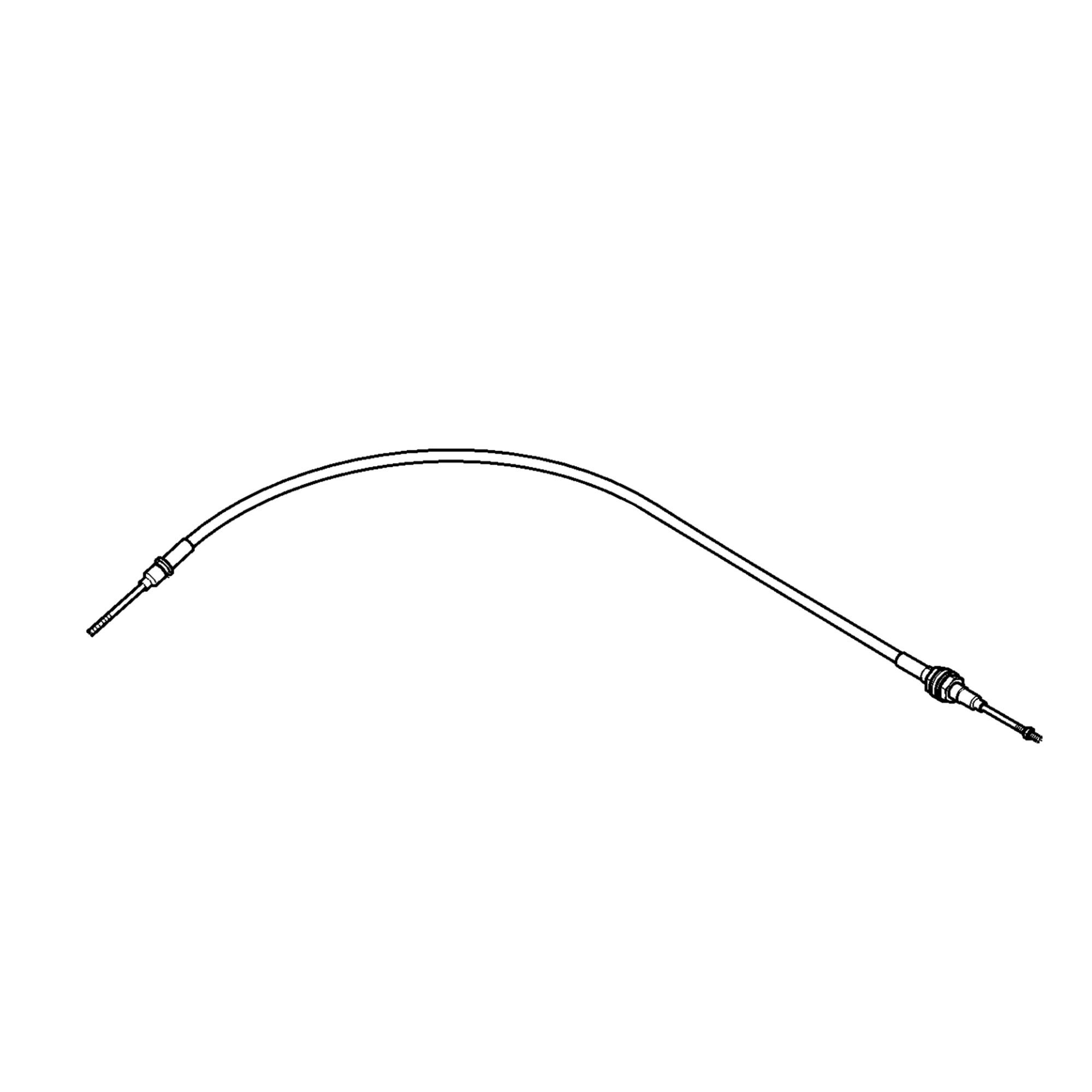 John Deere Control Parts SCV Push Pull Cable - ER467366