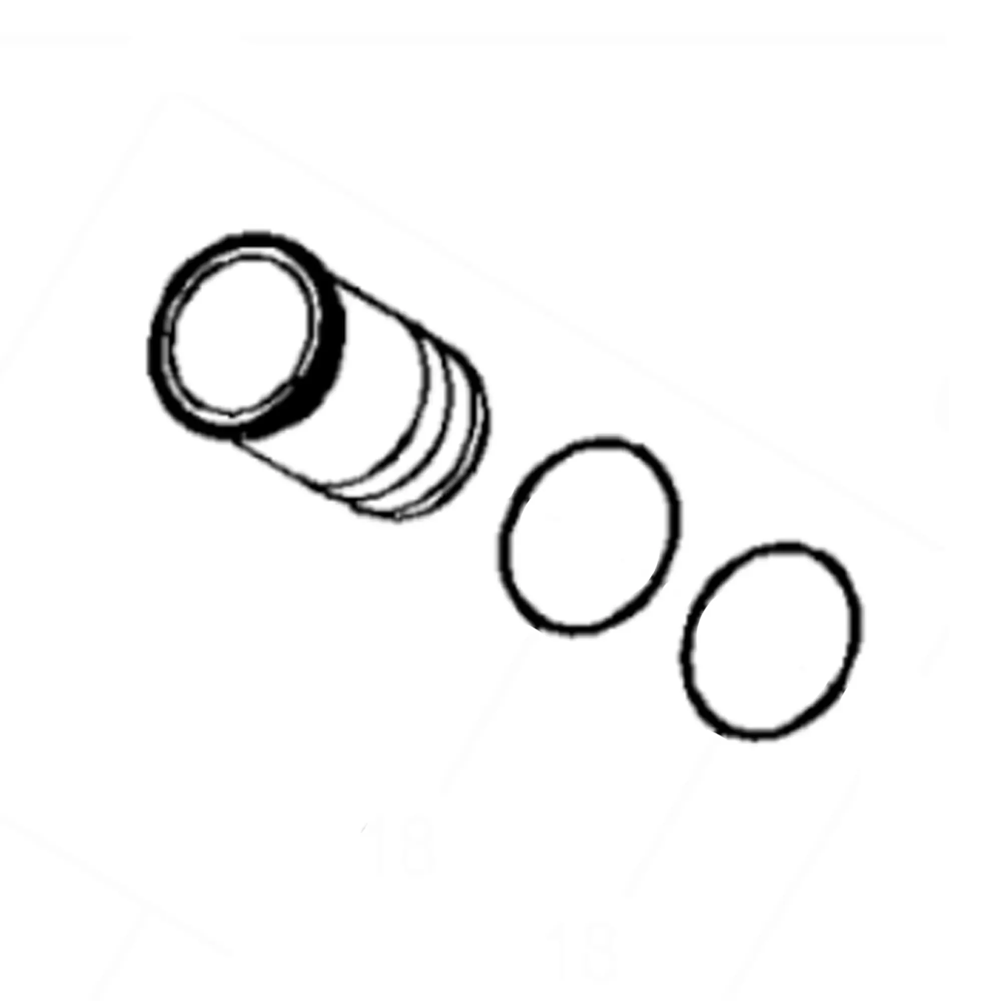 John Deere Cylinder Liner Sleeve Kit - LW9078049