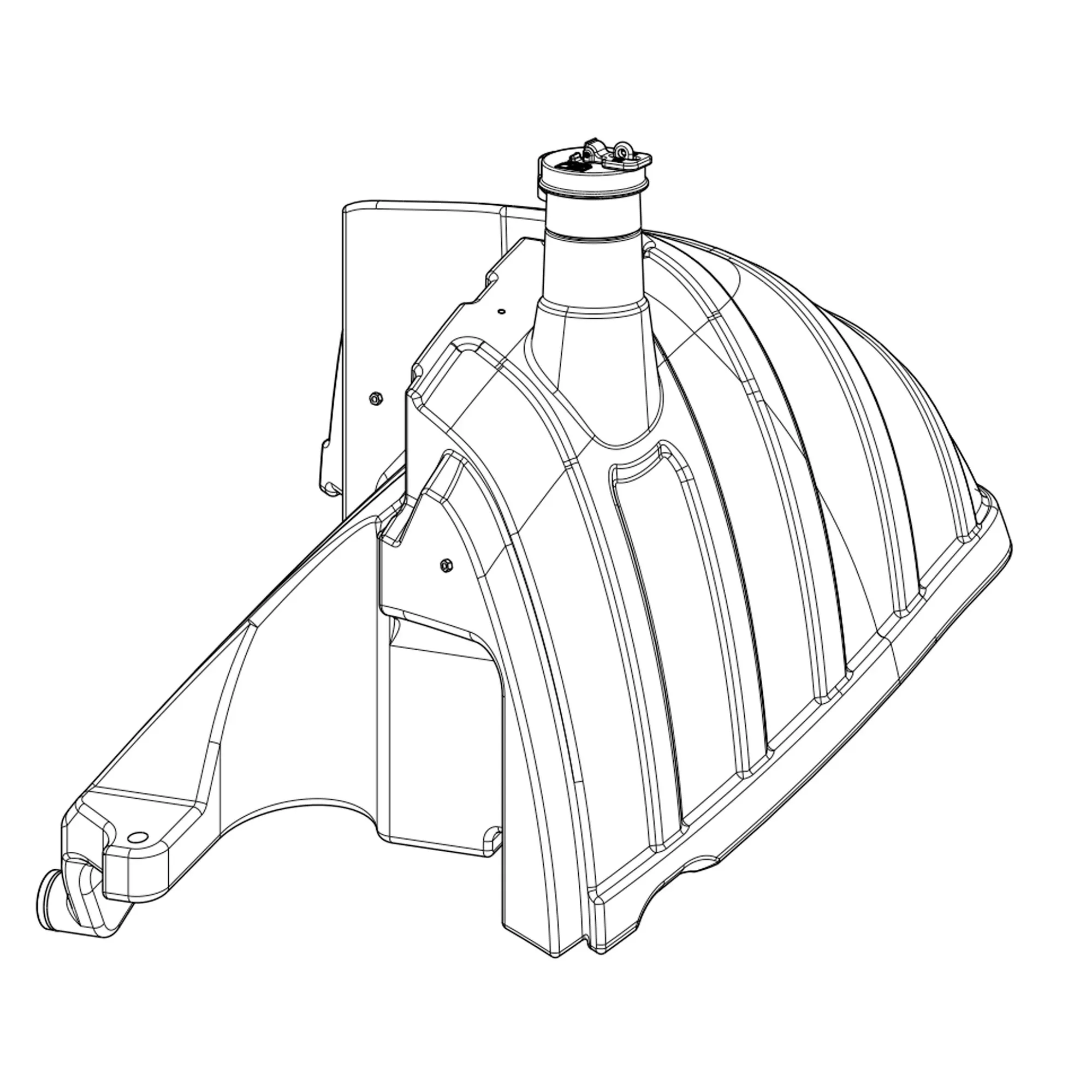 John Deere Fuel Tank Assembly, Left Side - RE592126