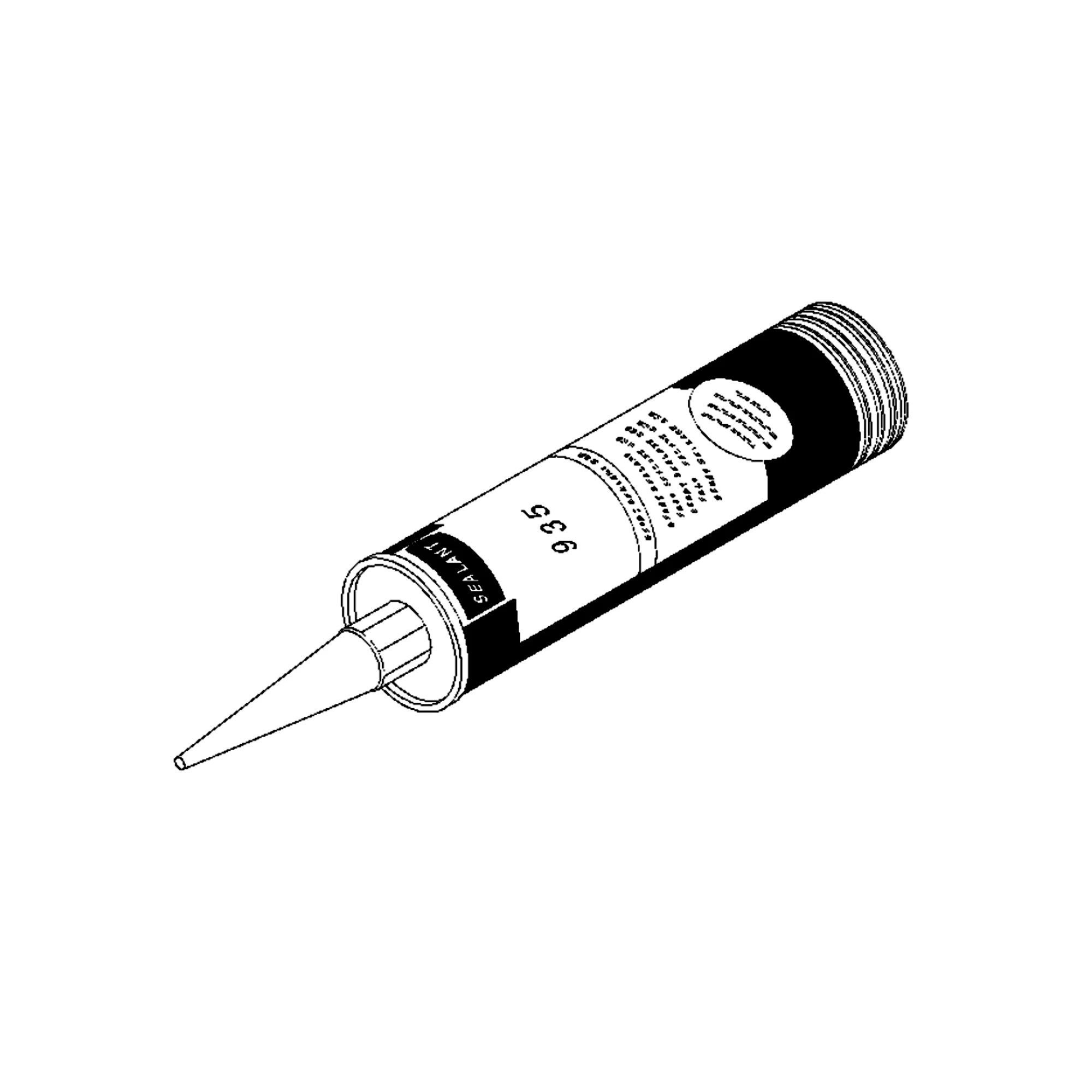 John Deere 935 (310 CCM) Terostat (Black or Noir) Sealant - L102616