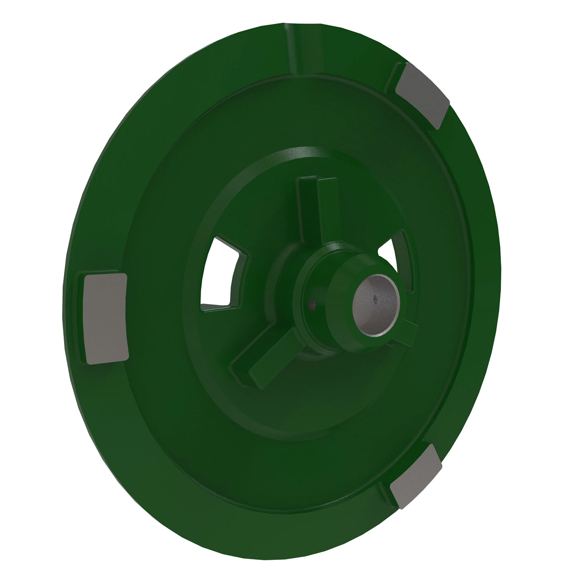 Disk Half Outside