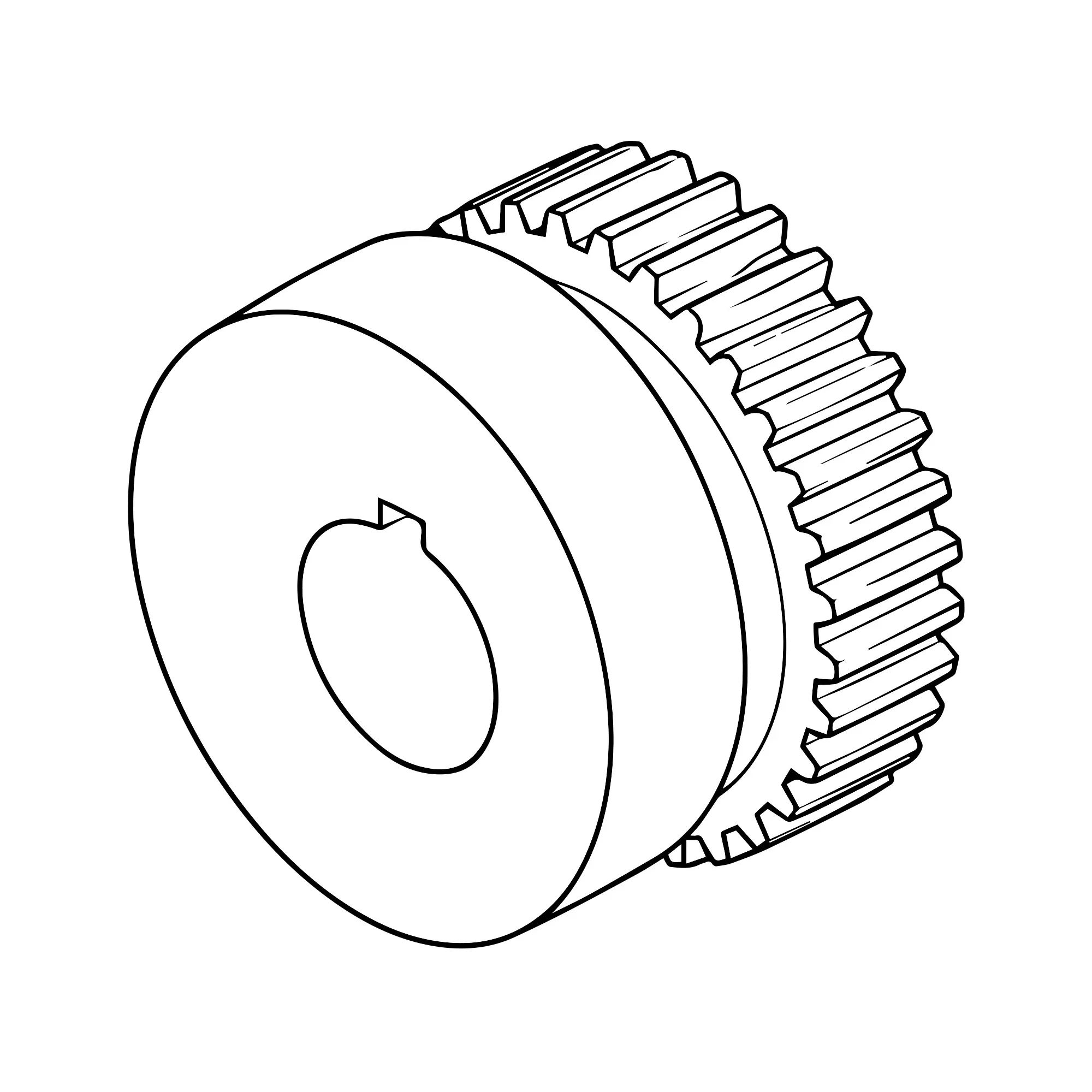 Serrated Shaft