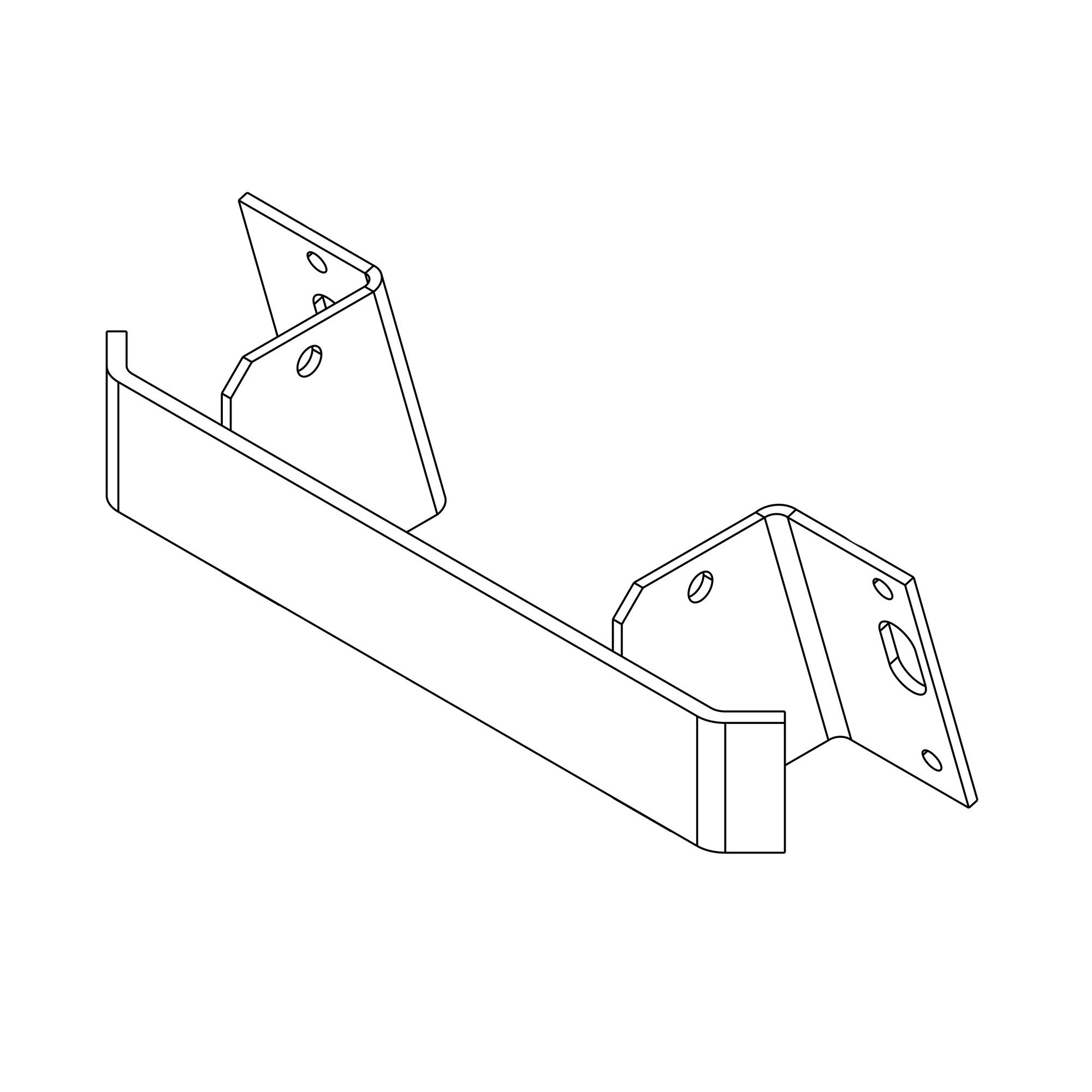 John Deere Rear Weight Bracket - TCA12287