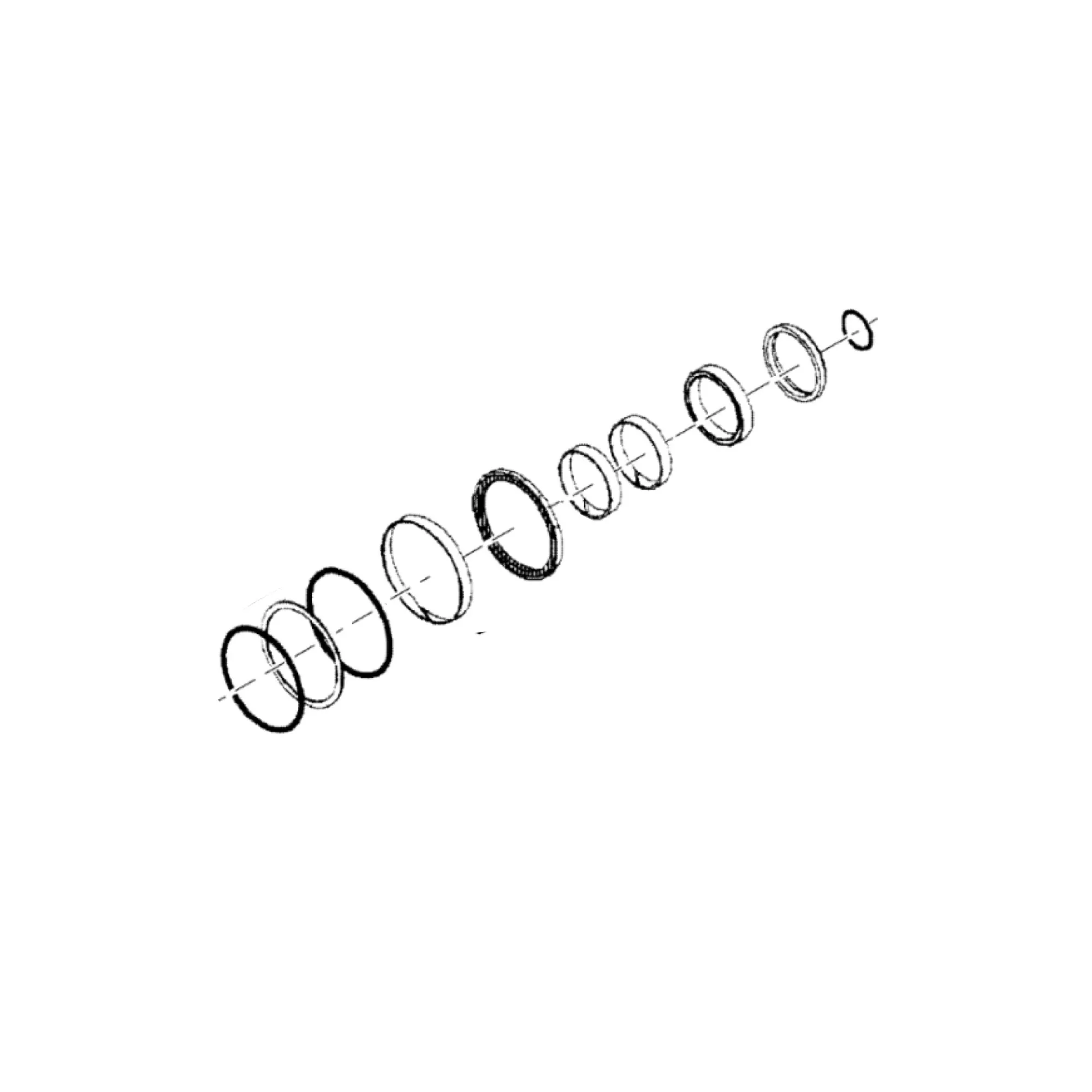 John Deere Grapple Log Lift Cylinder Seal Kit - F054323