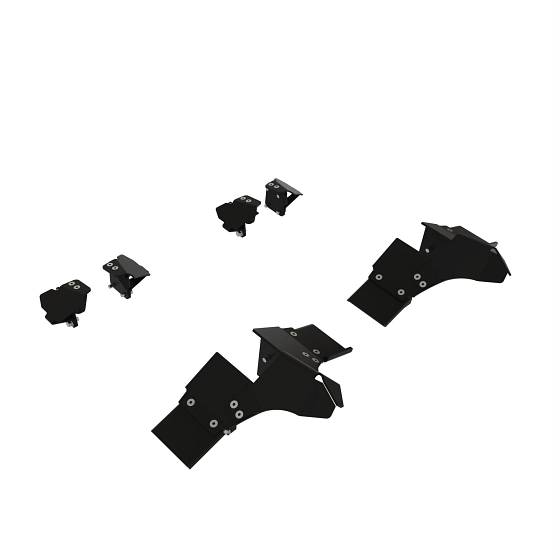 John Deere Wide Track Debris Shield Scraper Kit - BRE10407