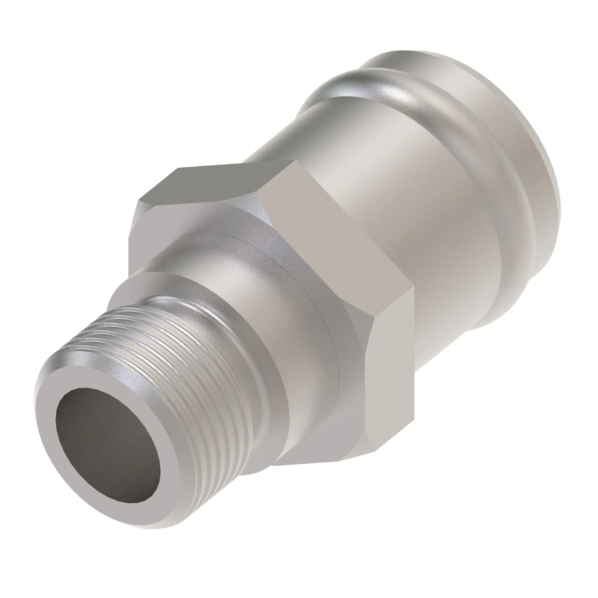 John Deere Straight Male Threaded Adapter Fitting - N276843