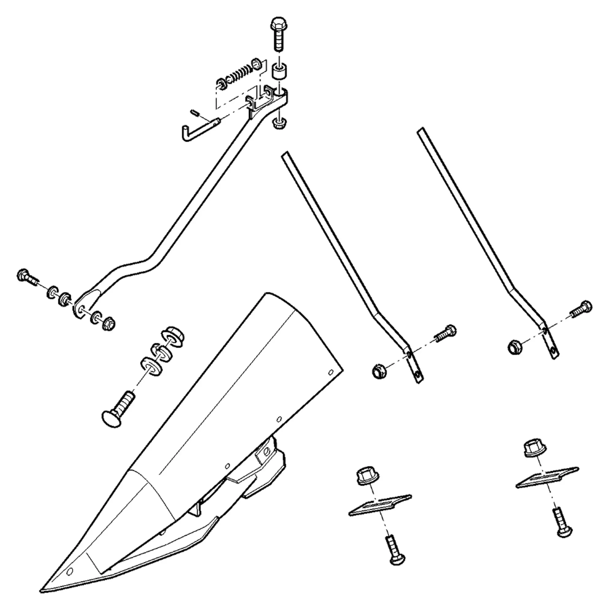 John Deere Short Crop Divider, Left Side - BZ13621