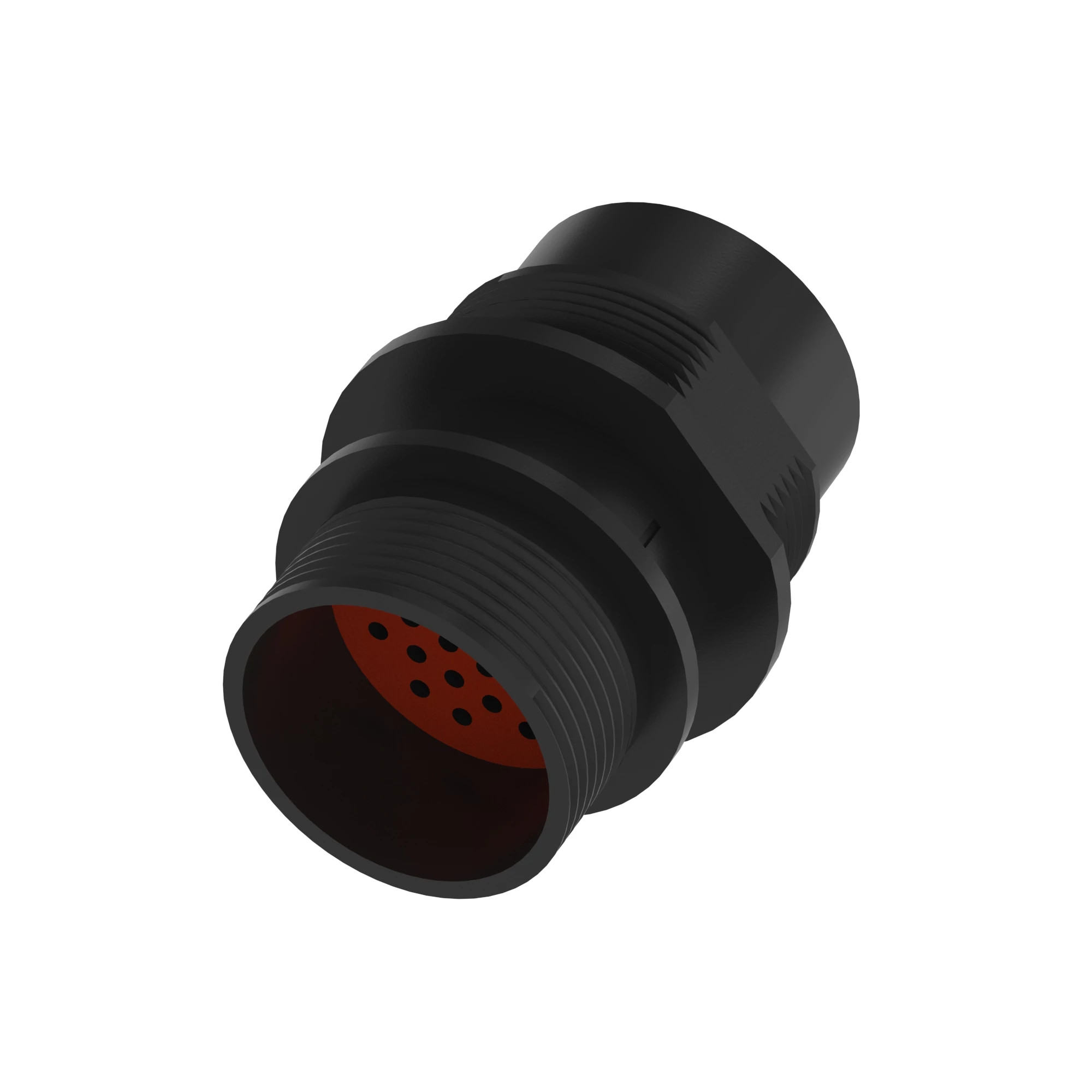 CONN DEUTSCH HDP20 31W FS BLK PLSTC