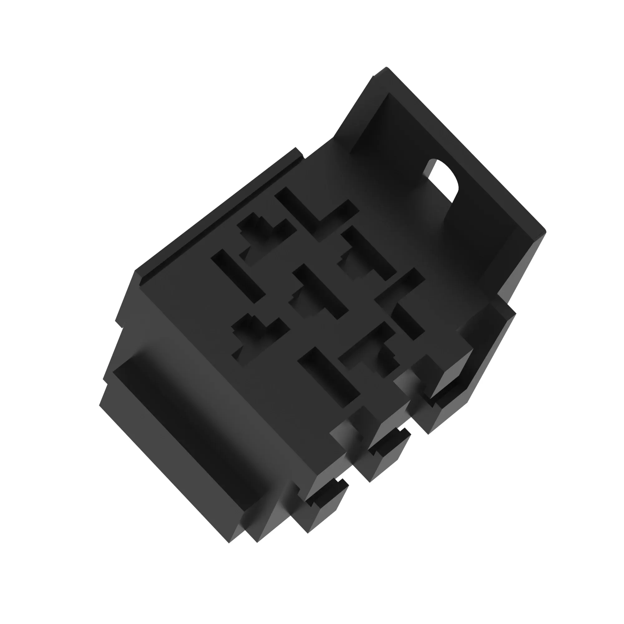 John Deere Black External Electrical Connector Housing, 5 Cavities - ET15766