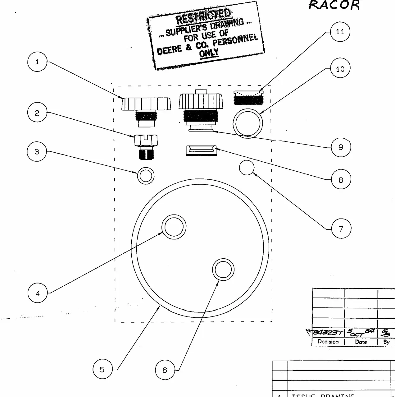 John Deere Engine Overhaul Kit - AT81477