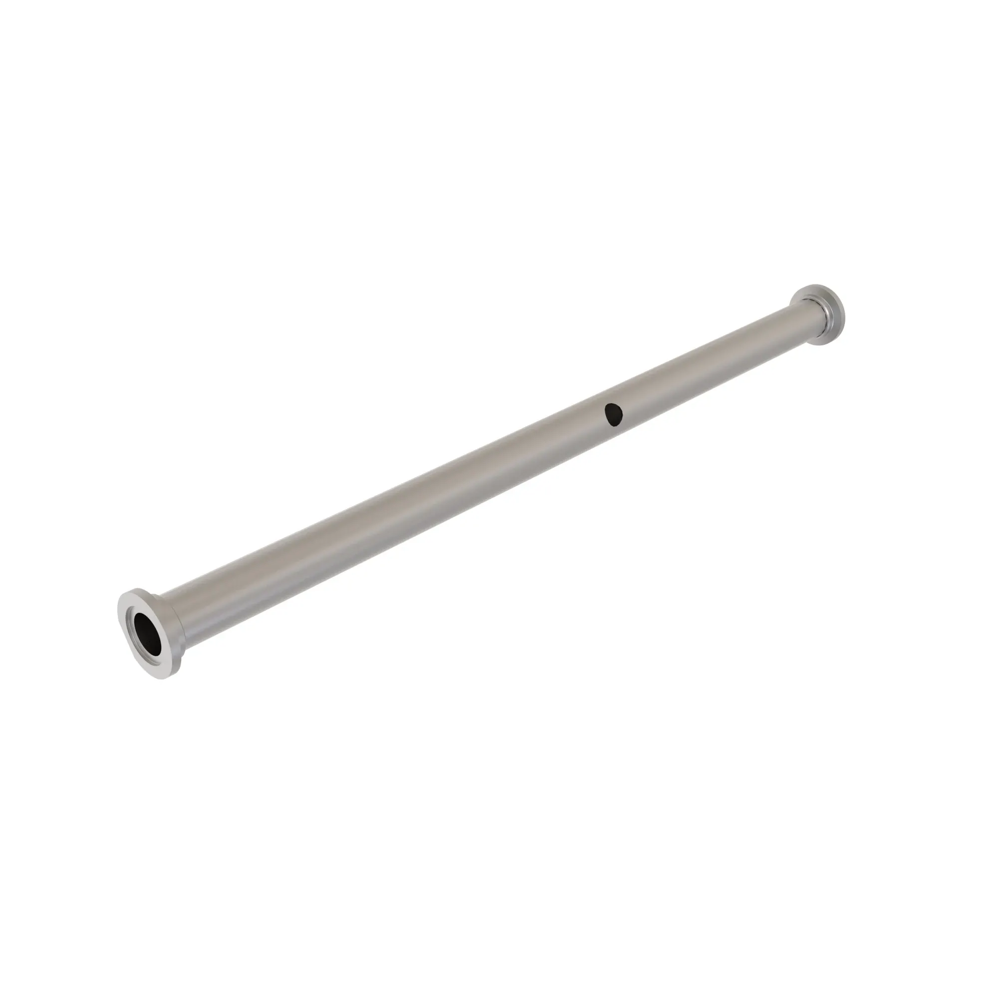 20" SS SPRAY PIPE,  1 HOLE x 2 FLANGE