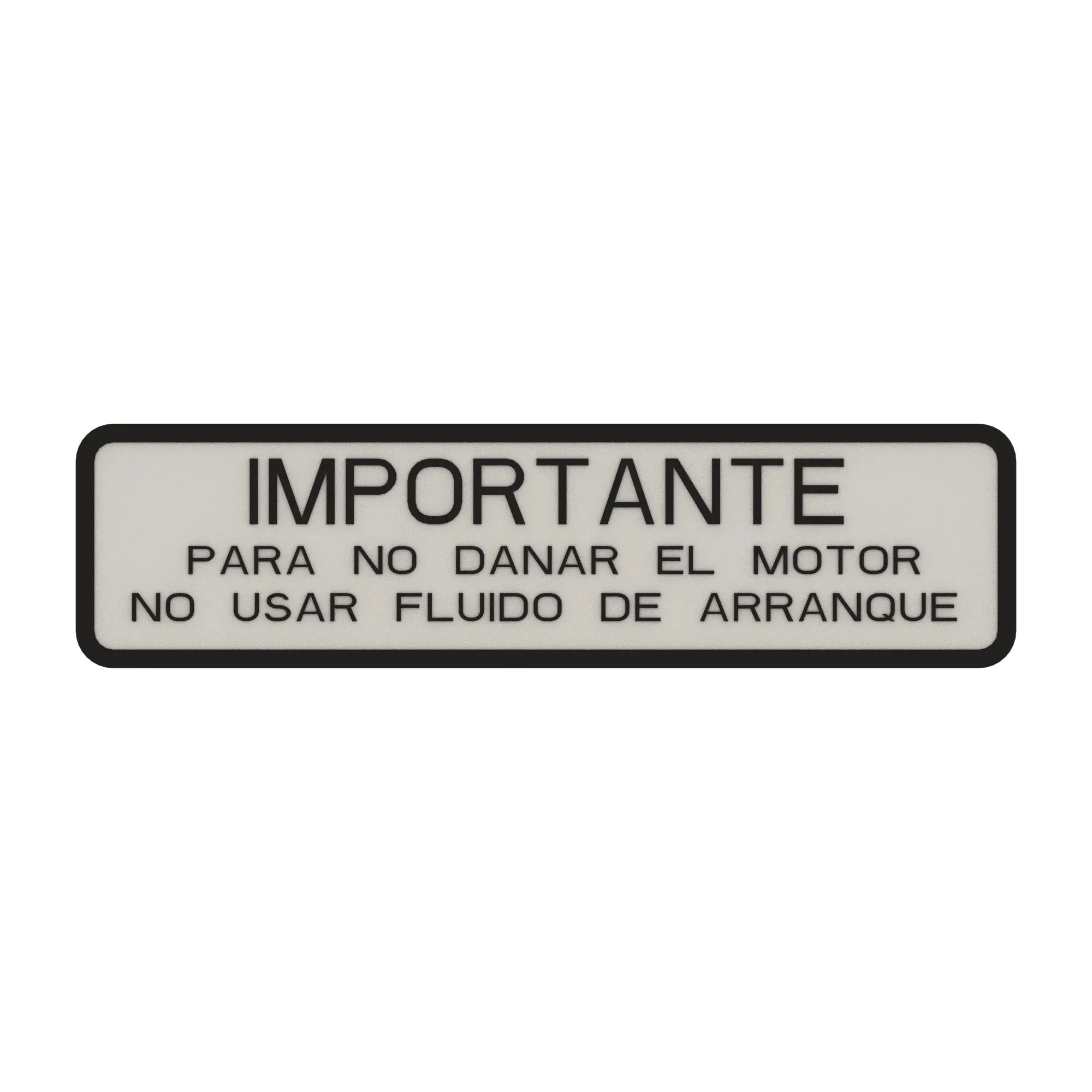John Deere Important Label, Spanish - M94113
