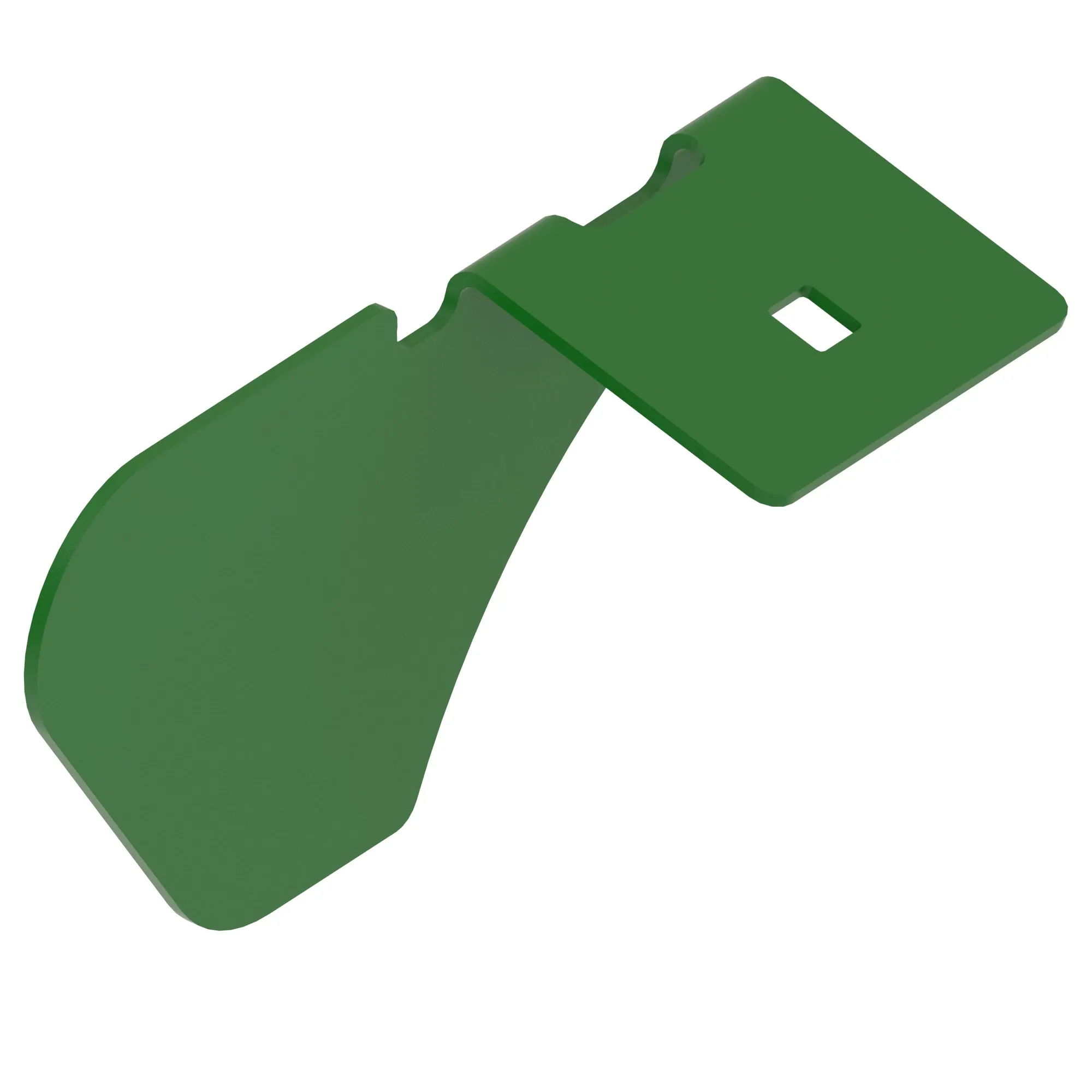 John Deere Right Side Painted Grass Deflector - TCU29522