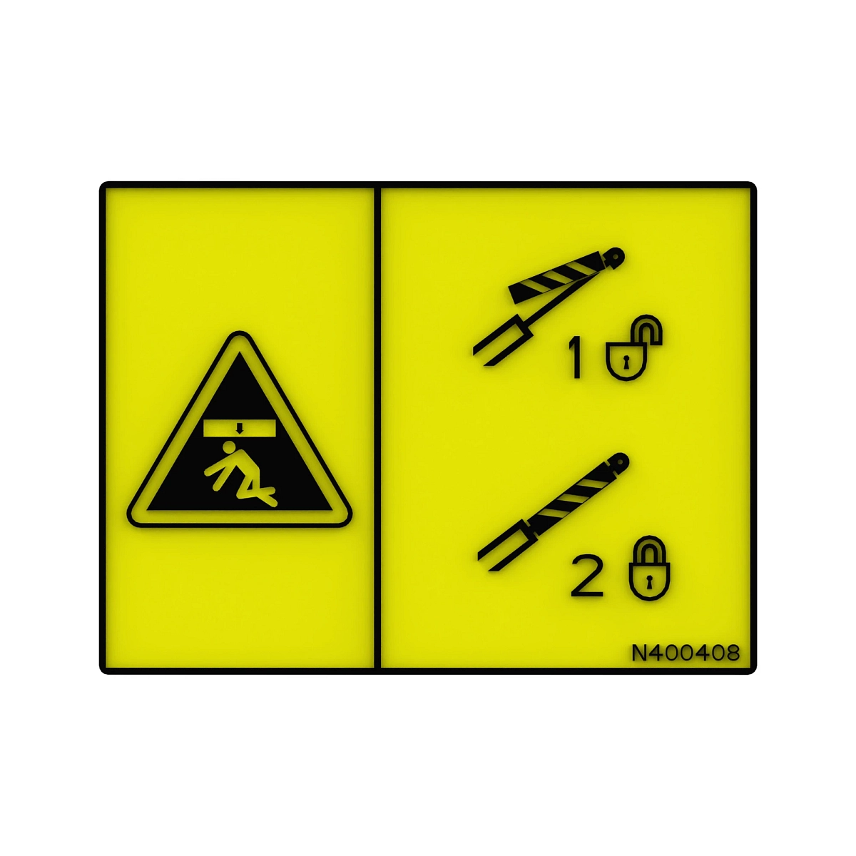 Safety Sign, Cylinder Lock
