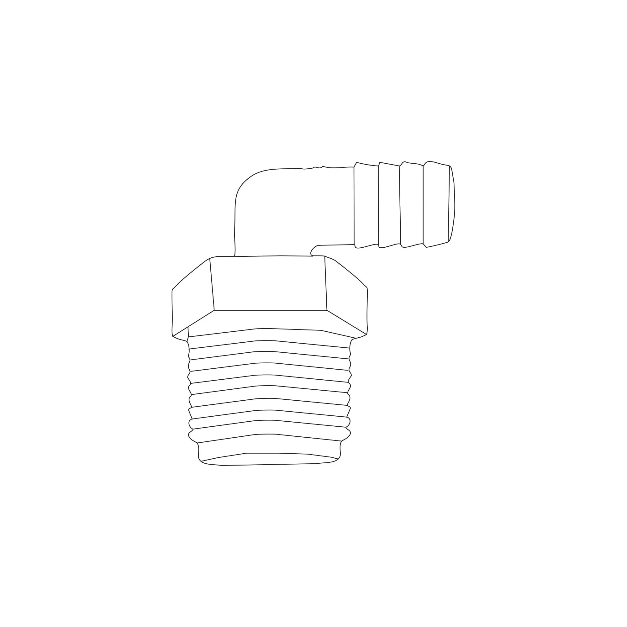 John Deere Elbow Fitting - M84959