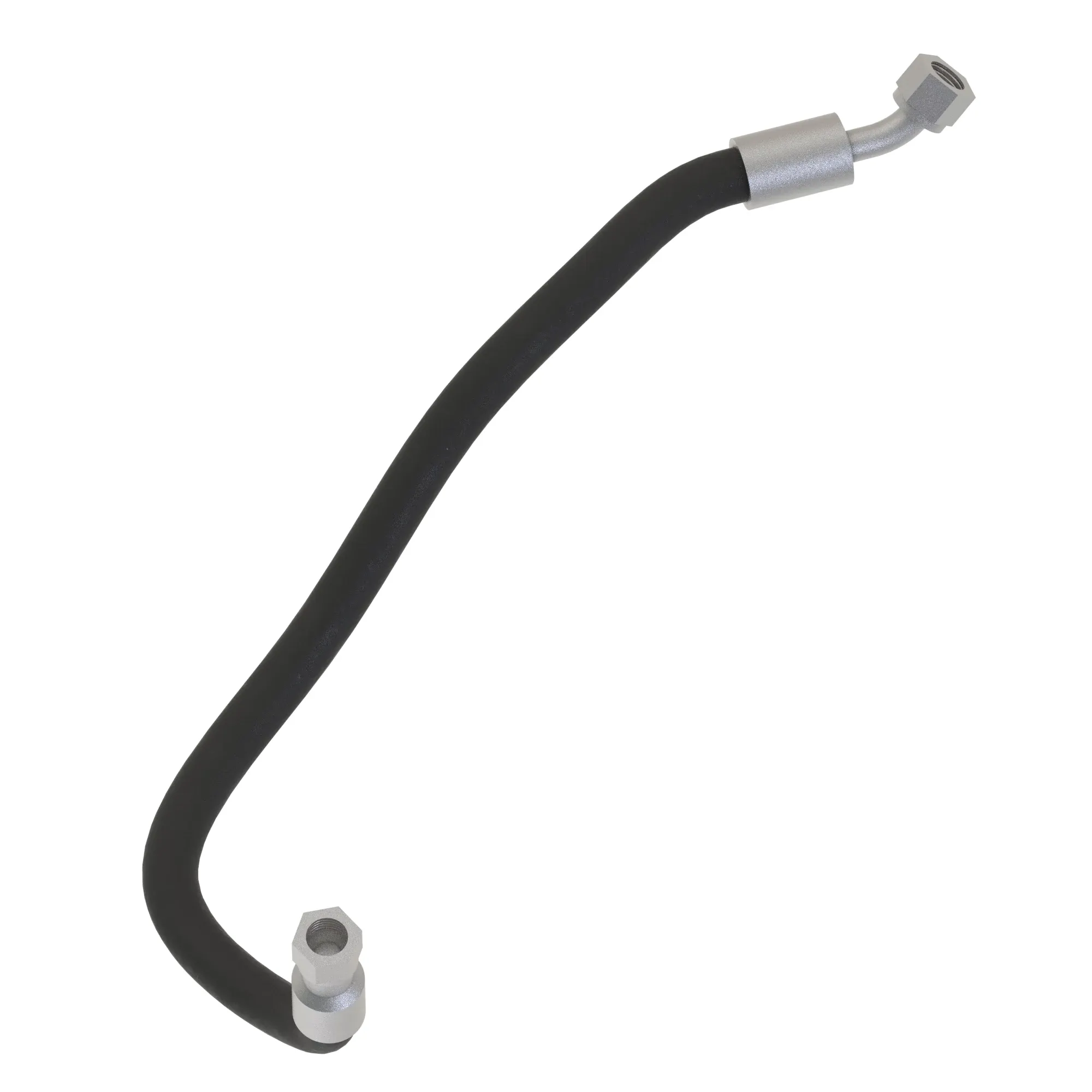 John Deere Hydraulic Hose with Elbow Fitting - F703060