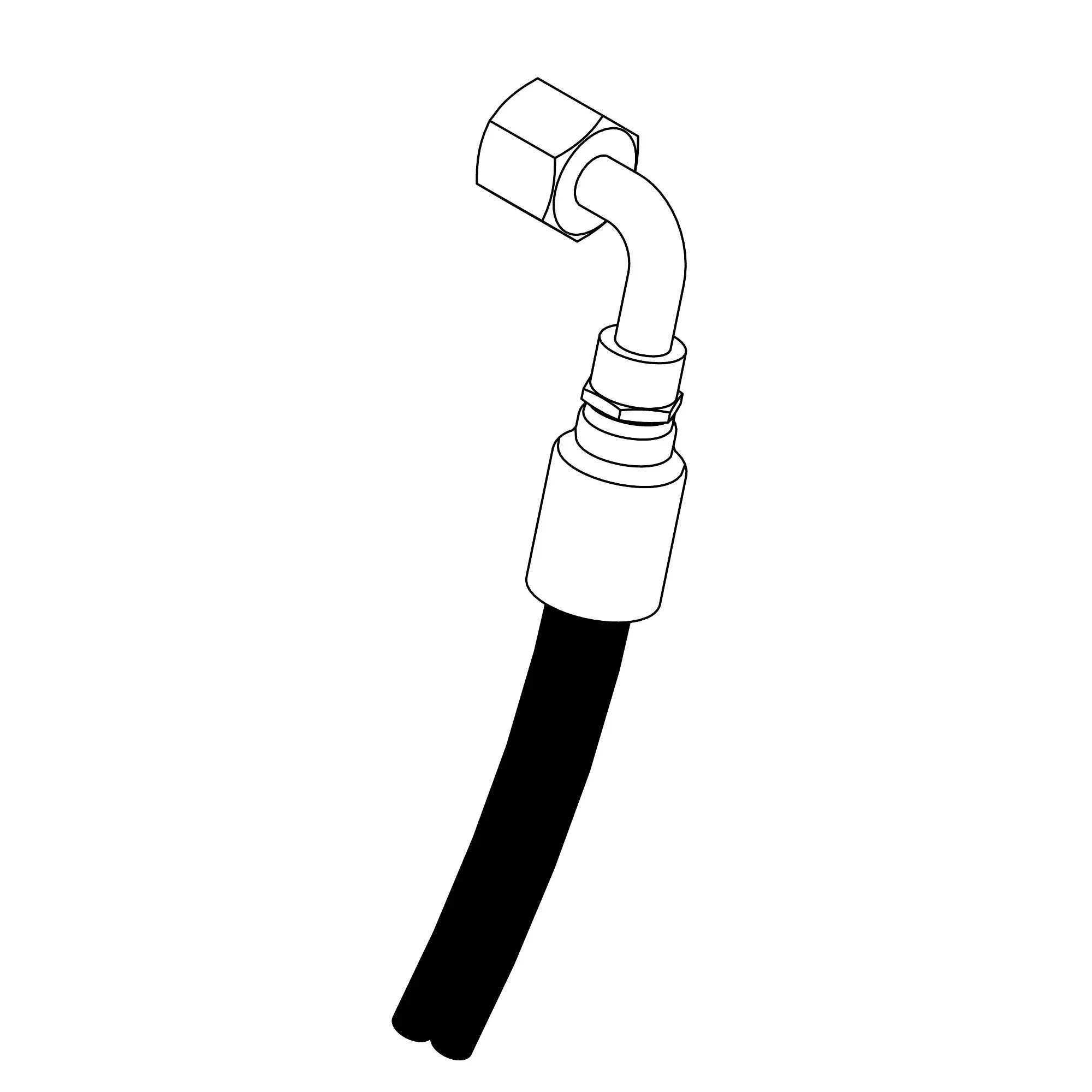John Deere Hydraulic Hose - AN402233