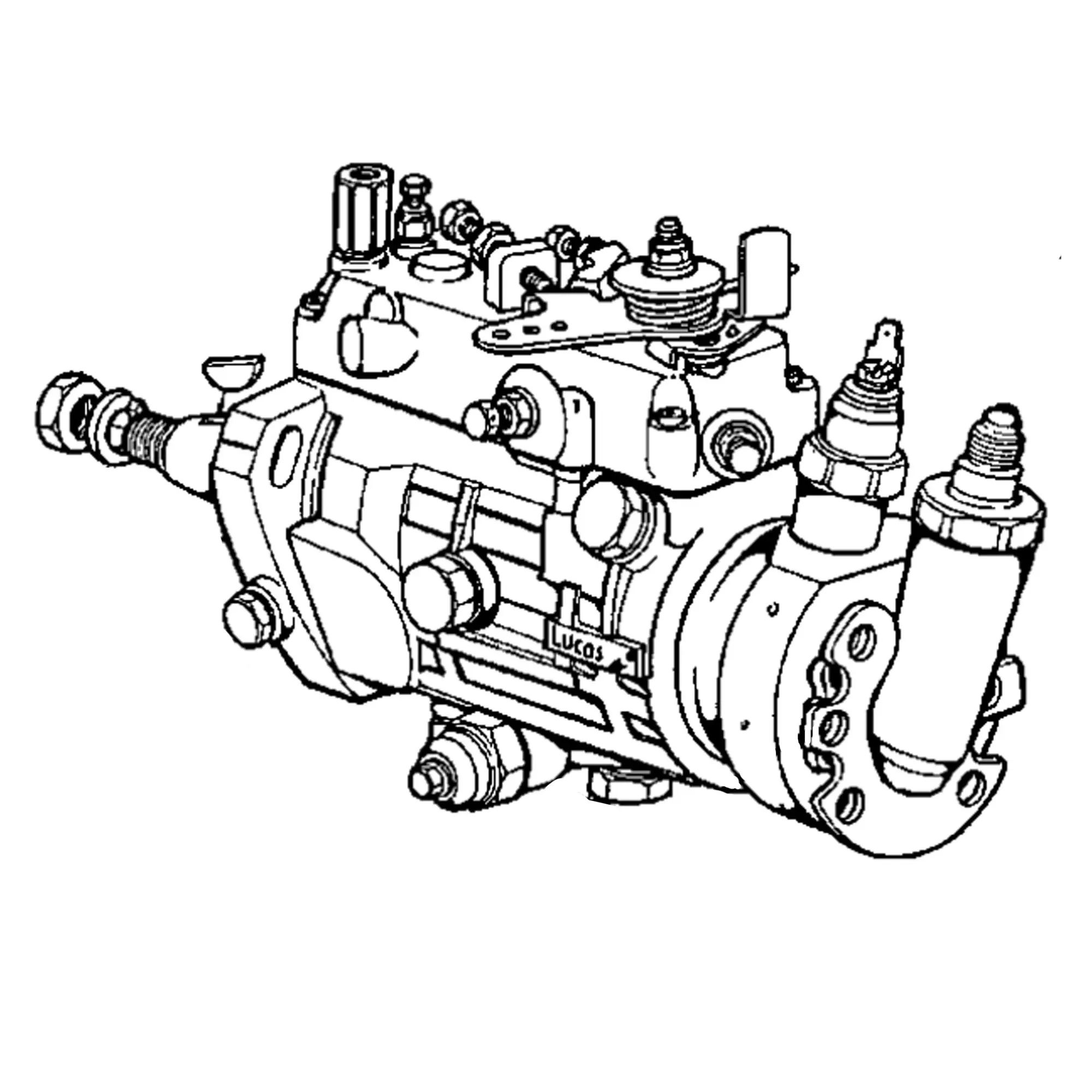 John Deere Reman REMAN Fuel Injection Pump Assembly, 74.5KW, 12V - SE502583