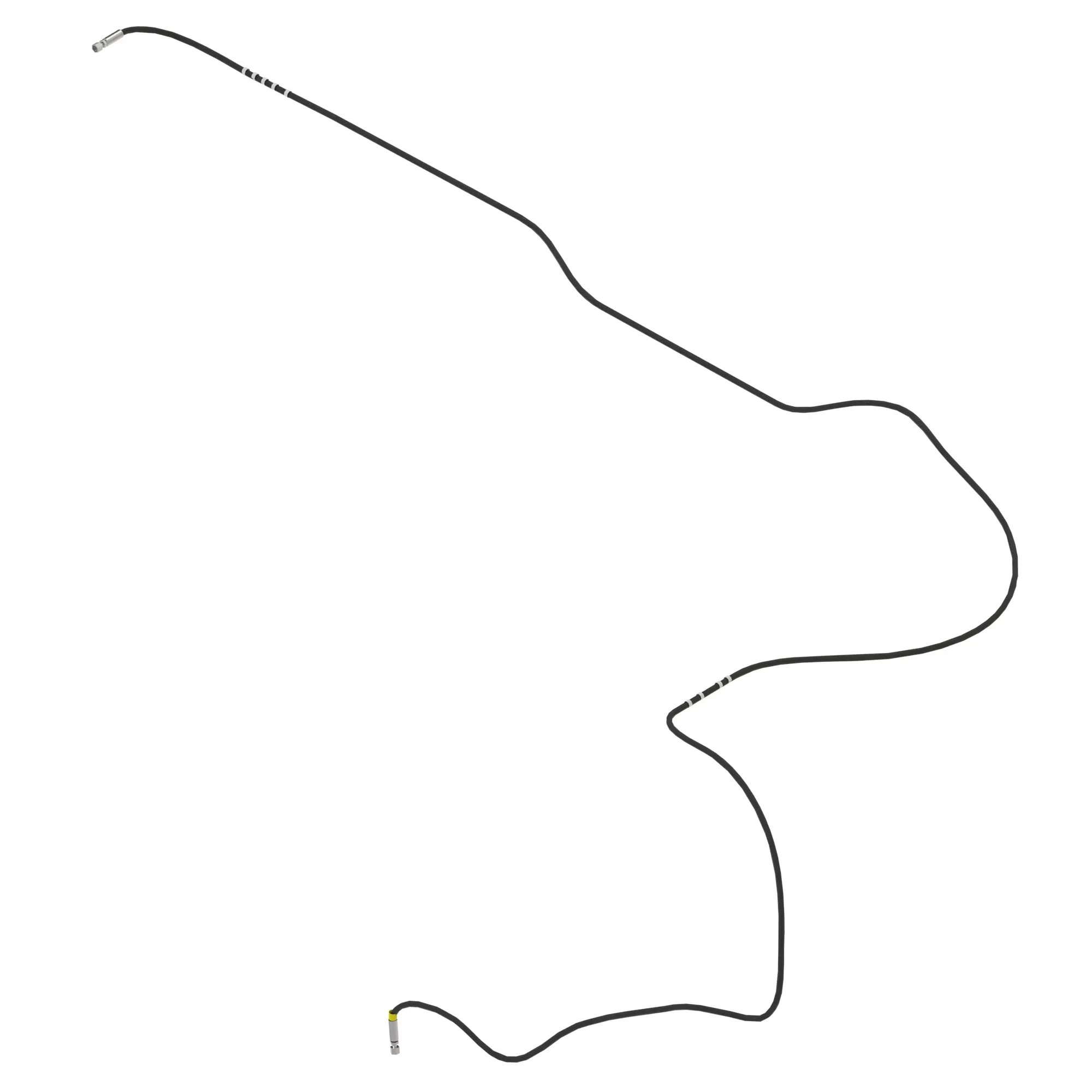 John Deere Rear Flush Hydraulic Hose, Left Side - AKK24909