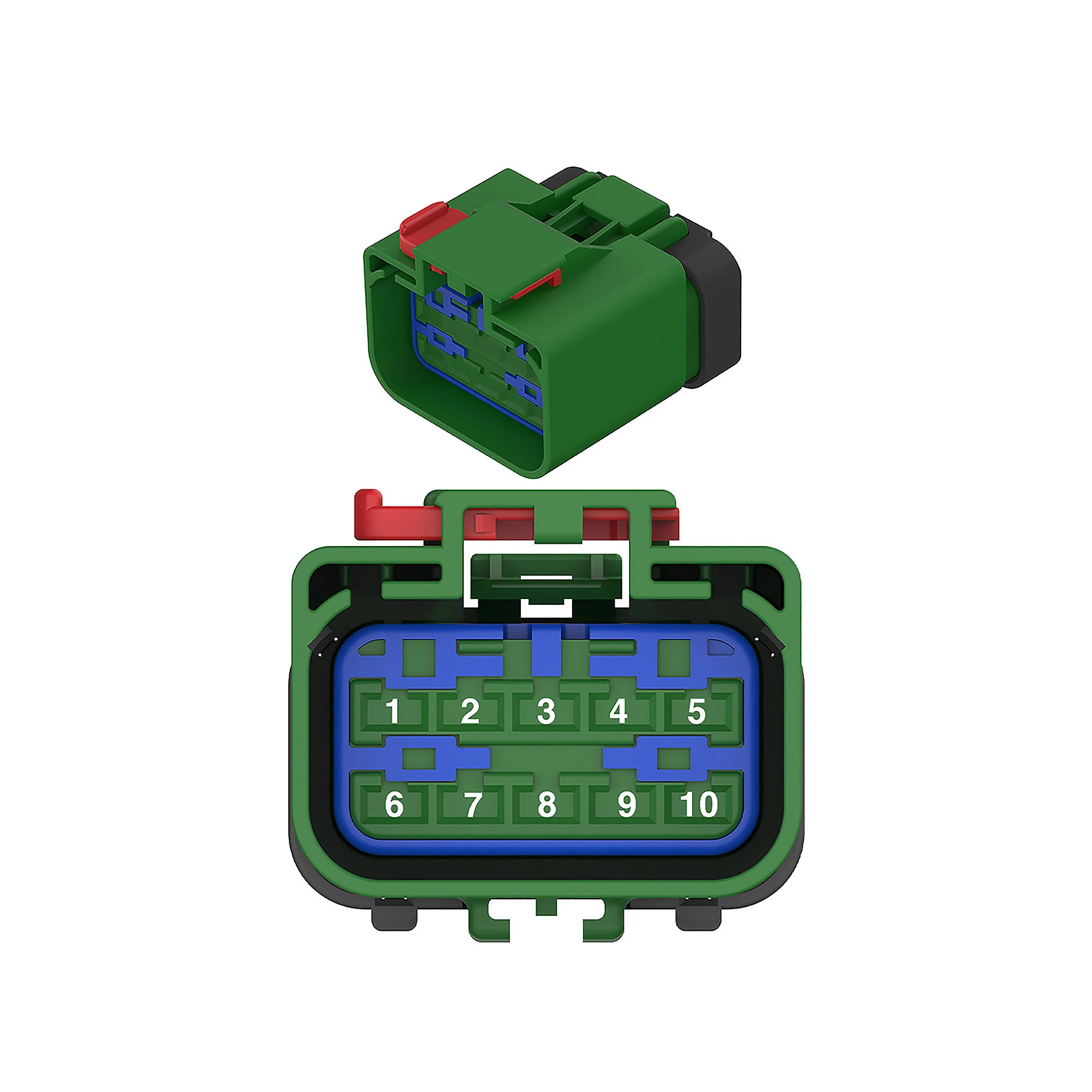 John Deere 10-Way Electrical Connector Assembly - AXE22033