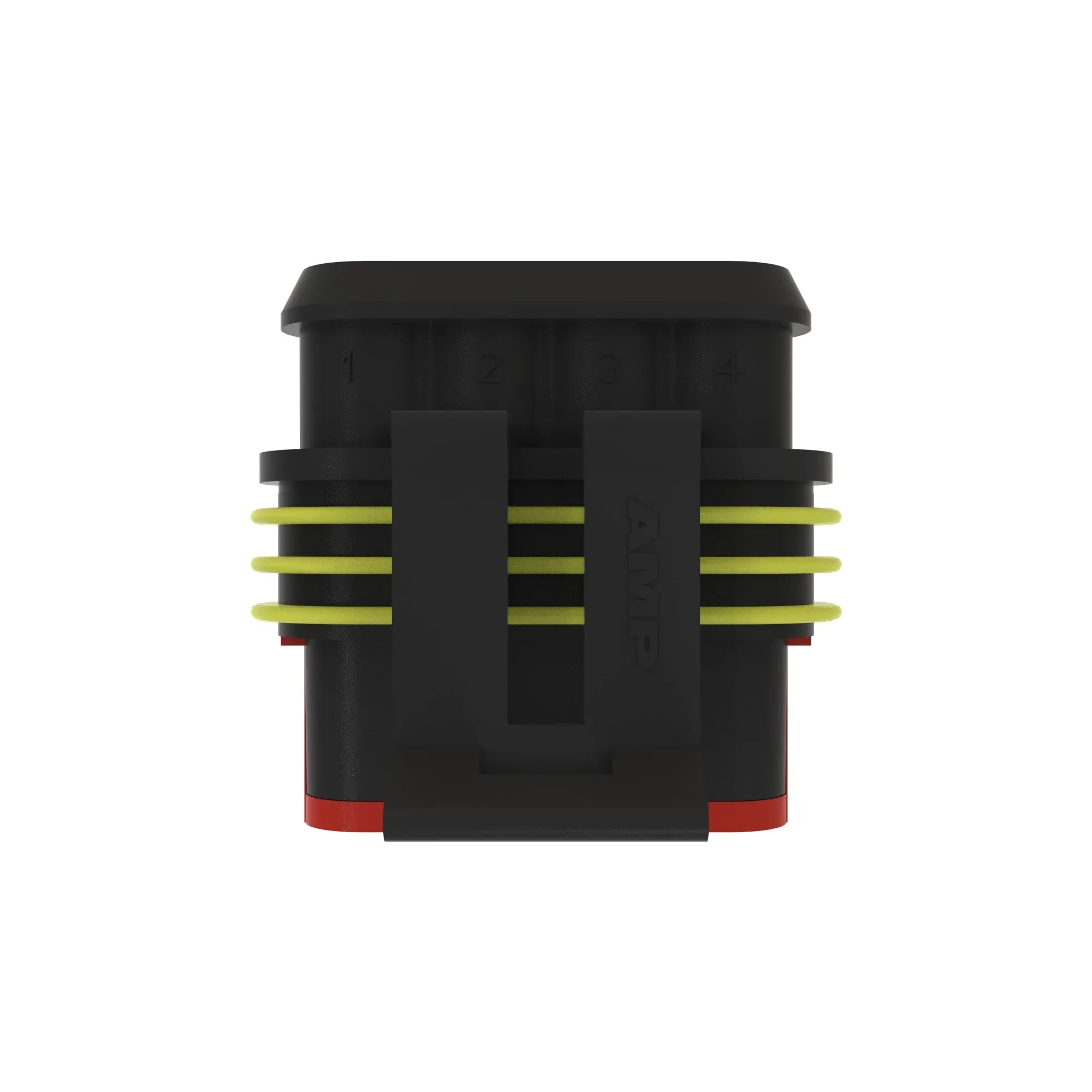 CONN TYCO SS1.5 4W MS BLK PLSTC
